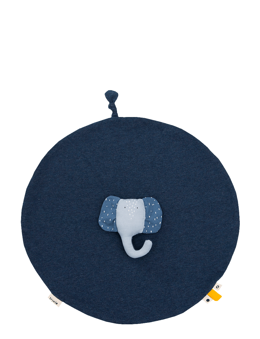 Trixie Baby - Baby comforter - Mrs. Elephant - schmusetuch - blue - 0