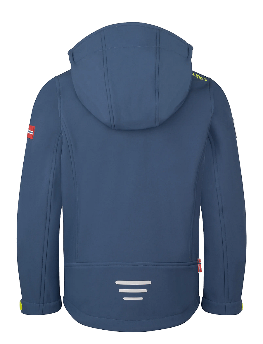 TrollKids - Kids Trollfjord Jacket - mystic blue/golden yellow - 1