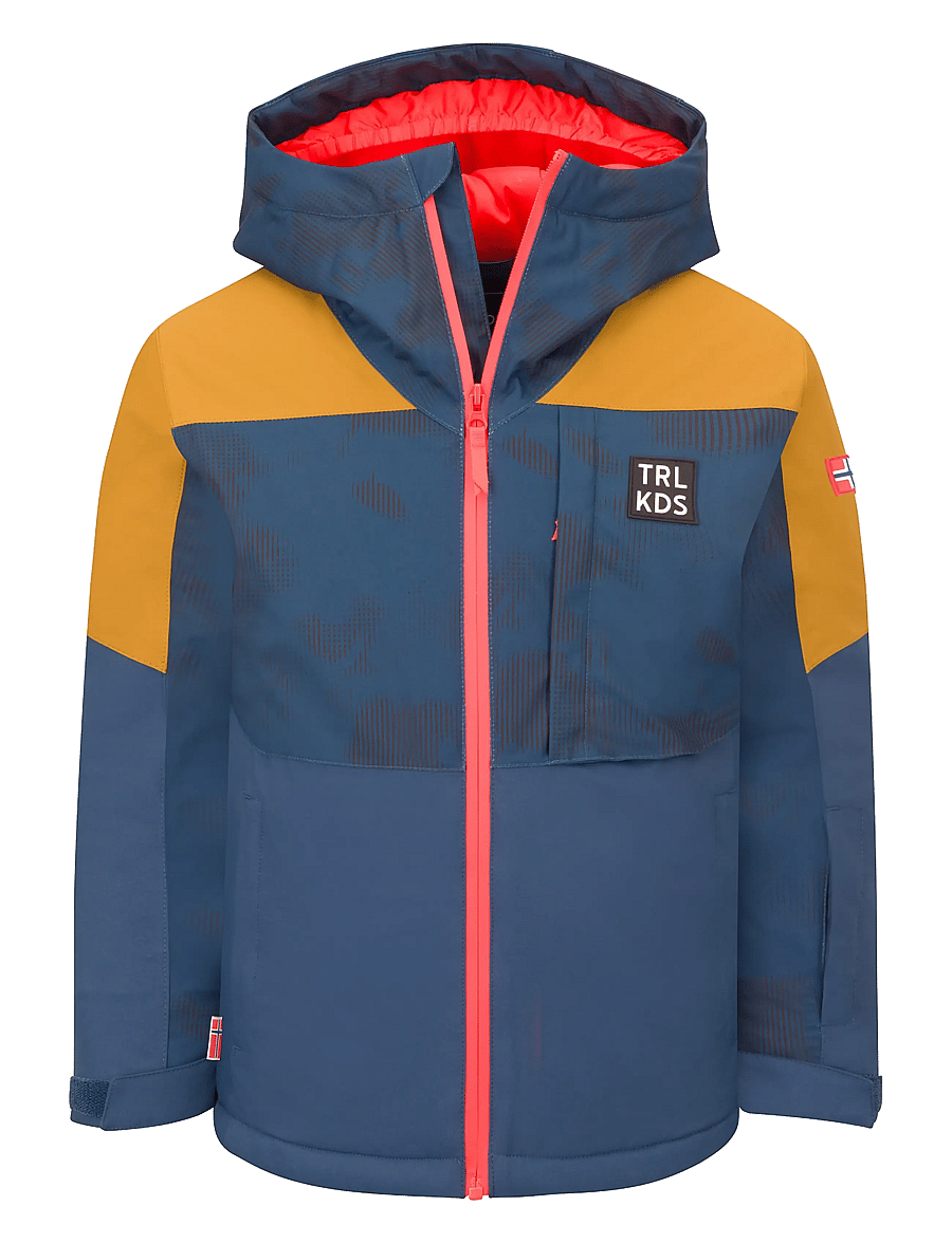 TrollKids - Kids Lifjell Jacket XT - bronze/mystic blue - 1