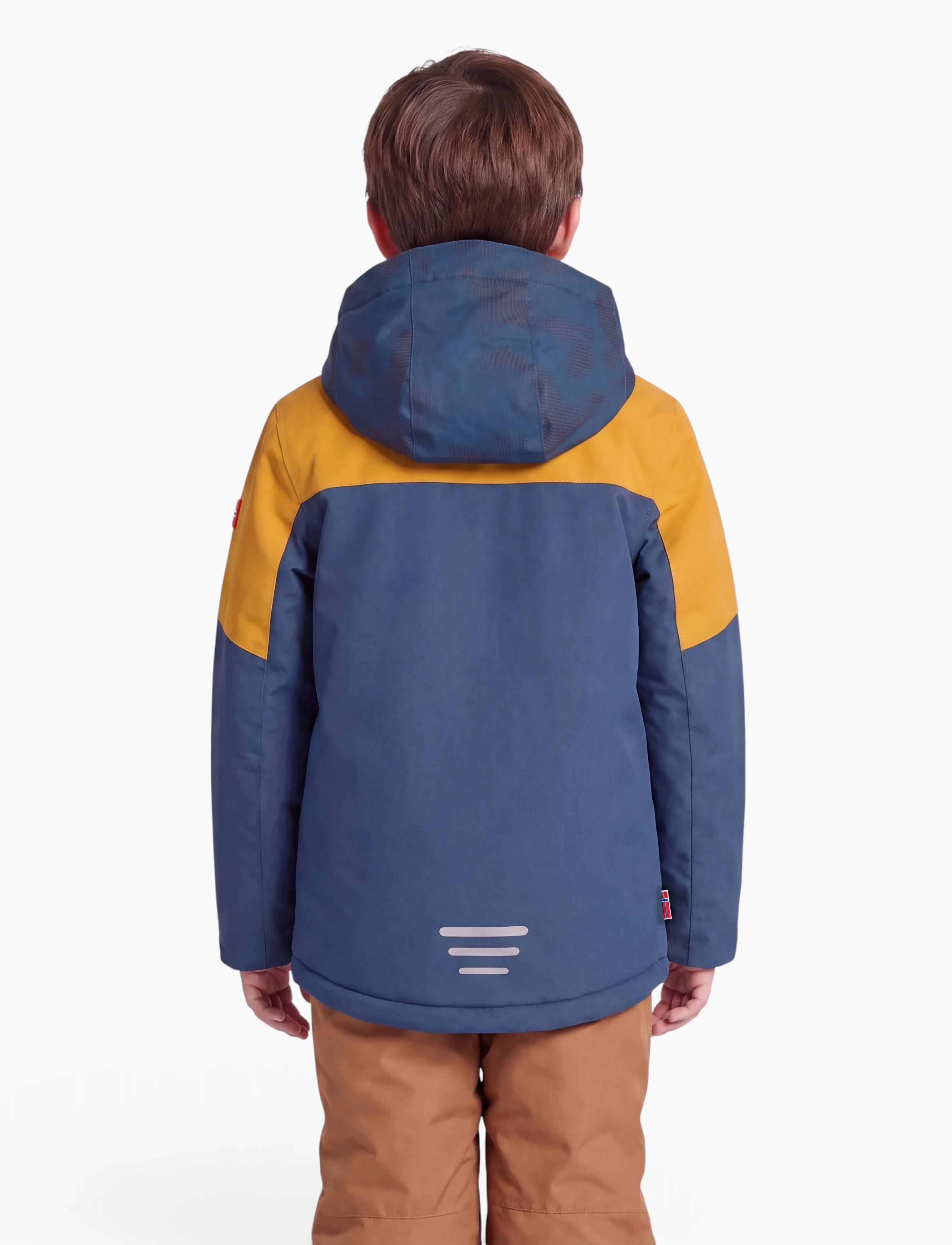 TrollKids - Kids Lifjell Jacket XT - bronze/mystic blue - 4