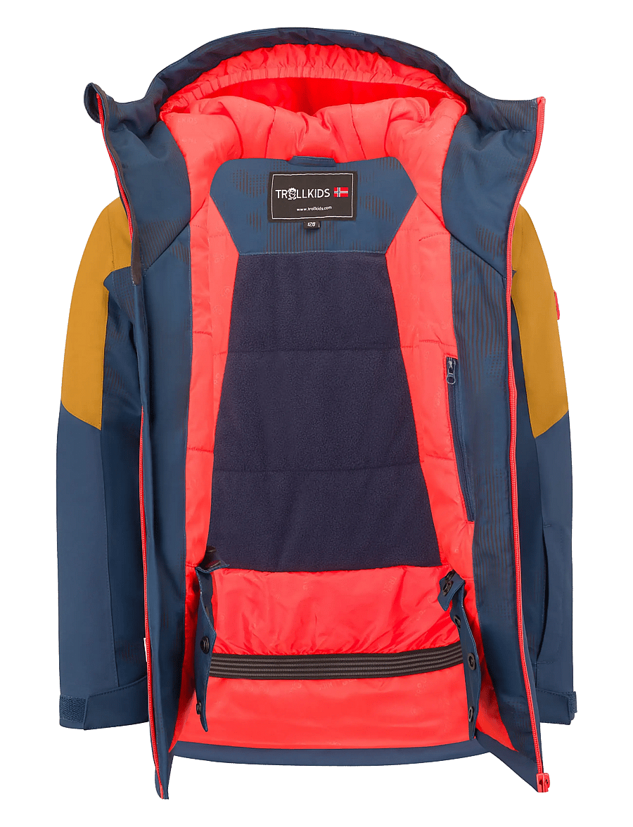 TrollKids - Kids Lifjell Jacket XT - bronze/mystic blue - 3