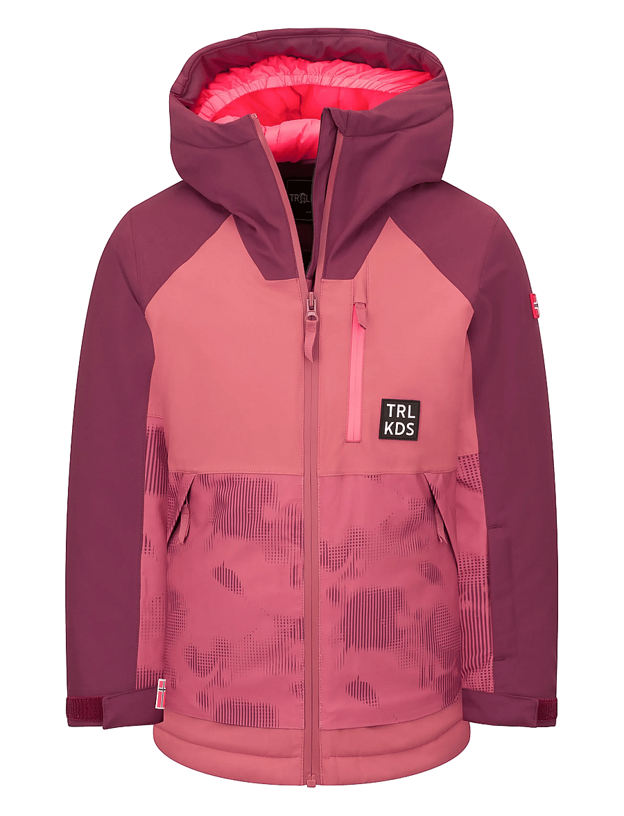 TrollKids - Girls Lifjell Jacket XT - frozen berry/deep ruby - 0