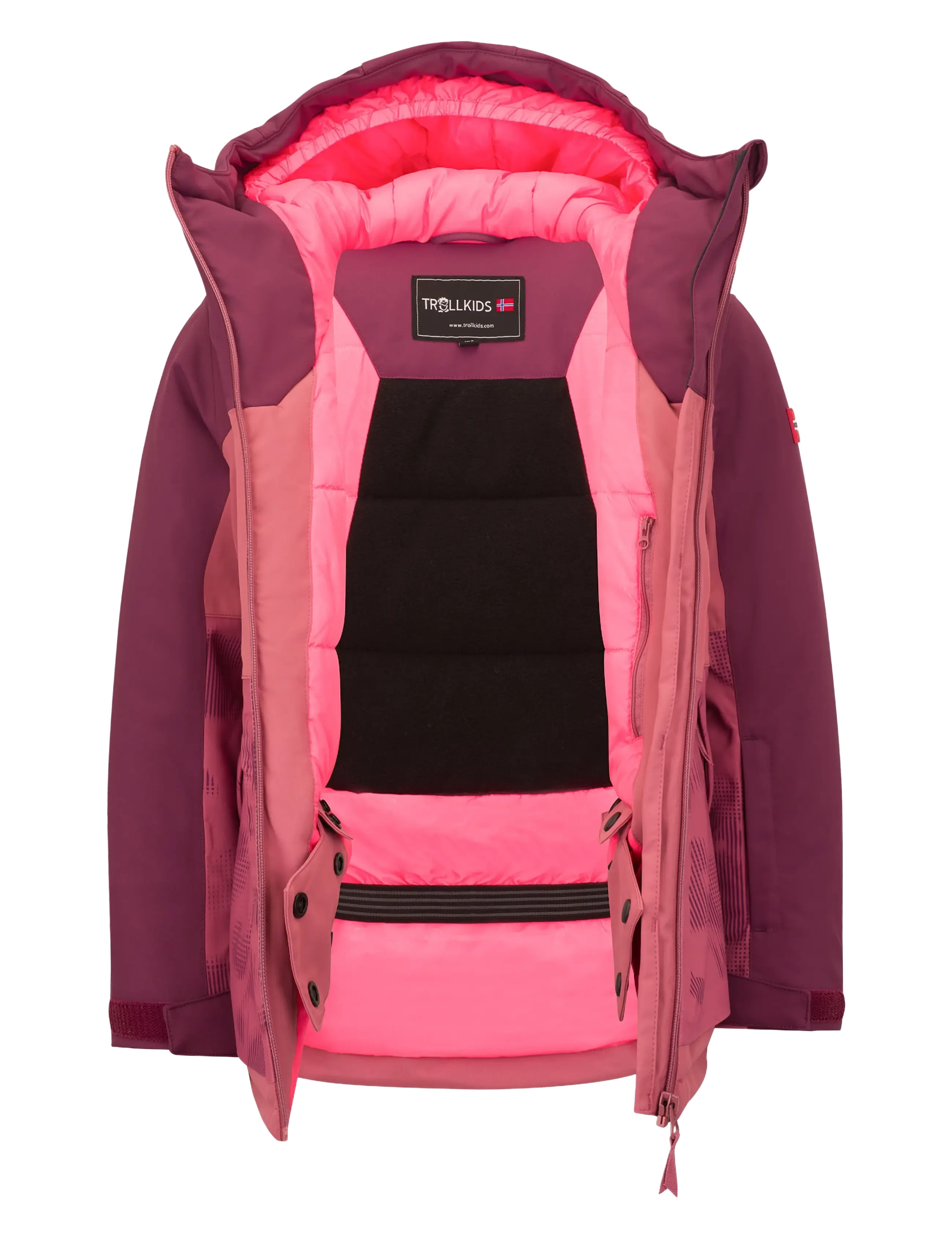 Troll Kids - Girls Lifjell Jacket XT - frozen berry/deep ruby - 2