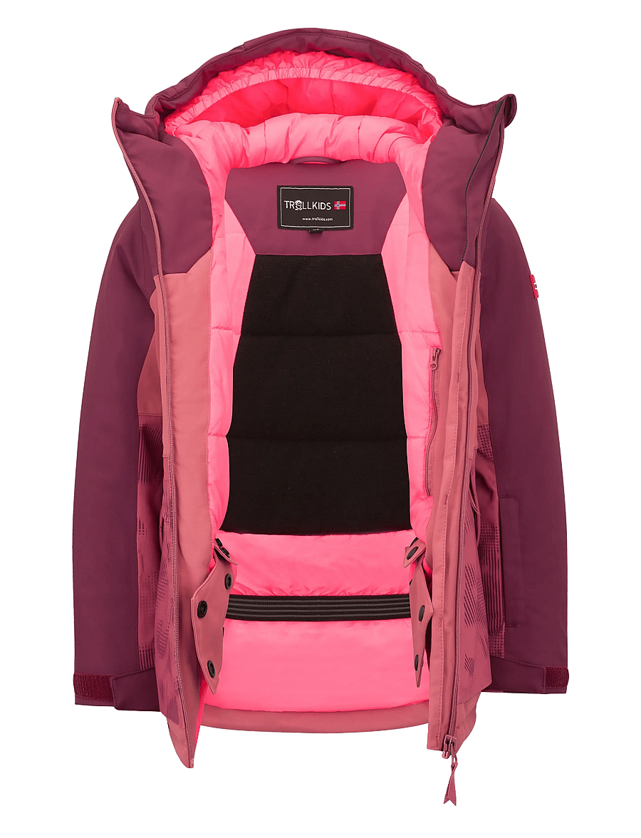 TrollKids - Girls Lifjell Jacket XT - frozen berry/deep ruby - 2