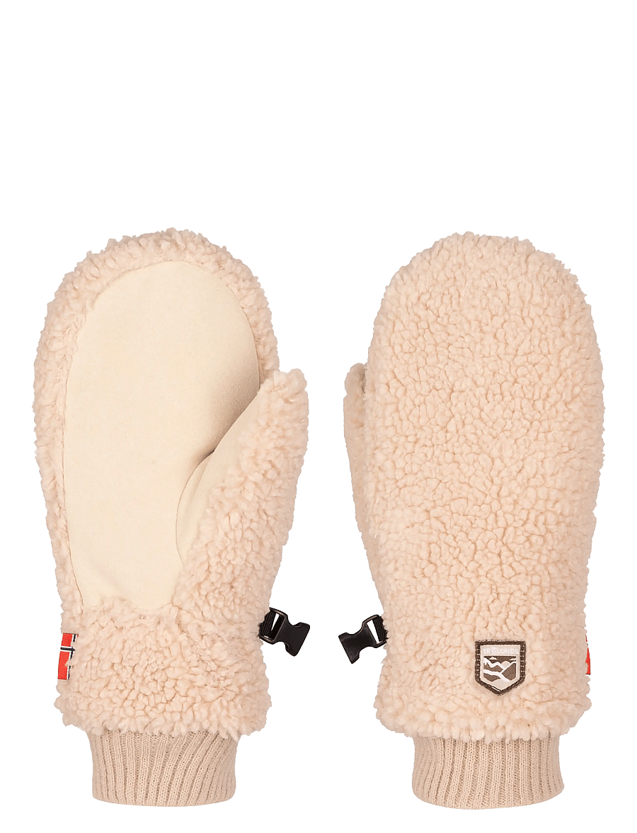 TrollKids - Kids Trollfjord Mitten - sandstone - 0