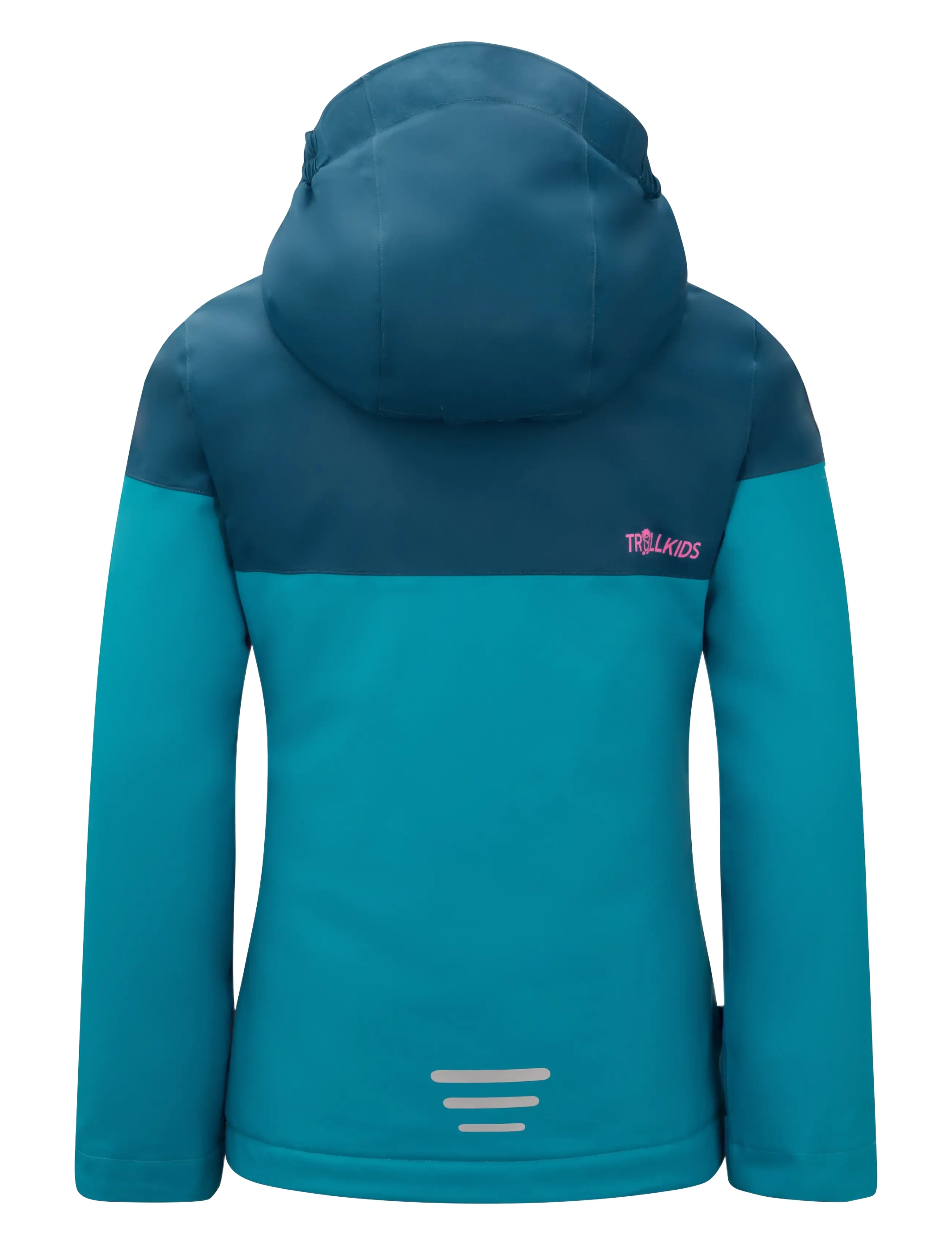 Troll Kids - Girls Hallingdal Jacket - dark turquoise/madeira blue/light magenta - 1