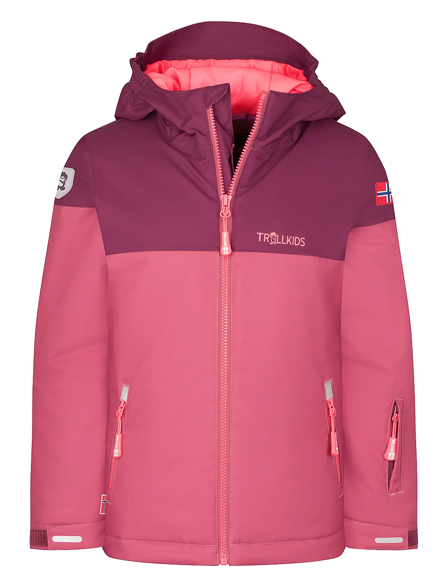 TrollKids - Girls Hallingdal Jacket - frozen berry/deep ruby - 1