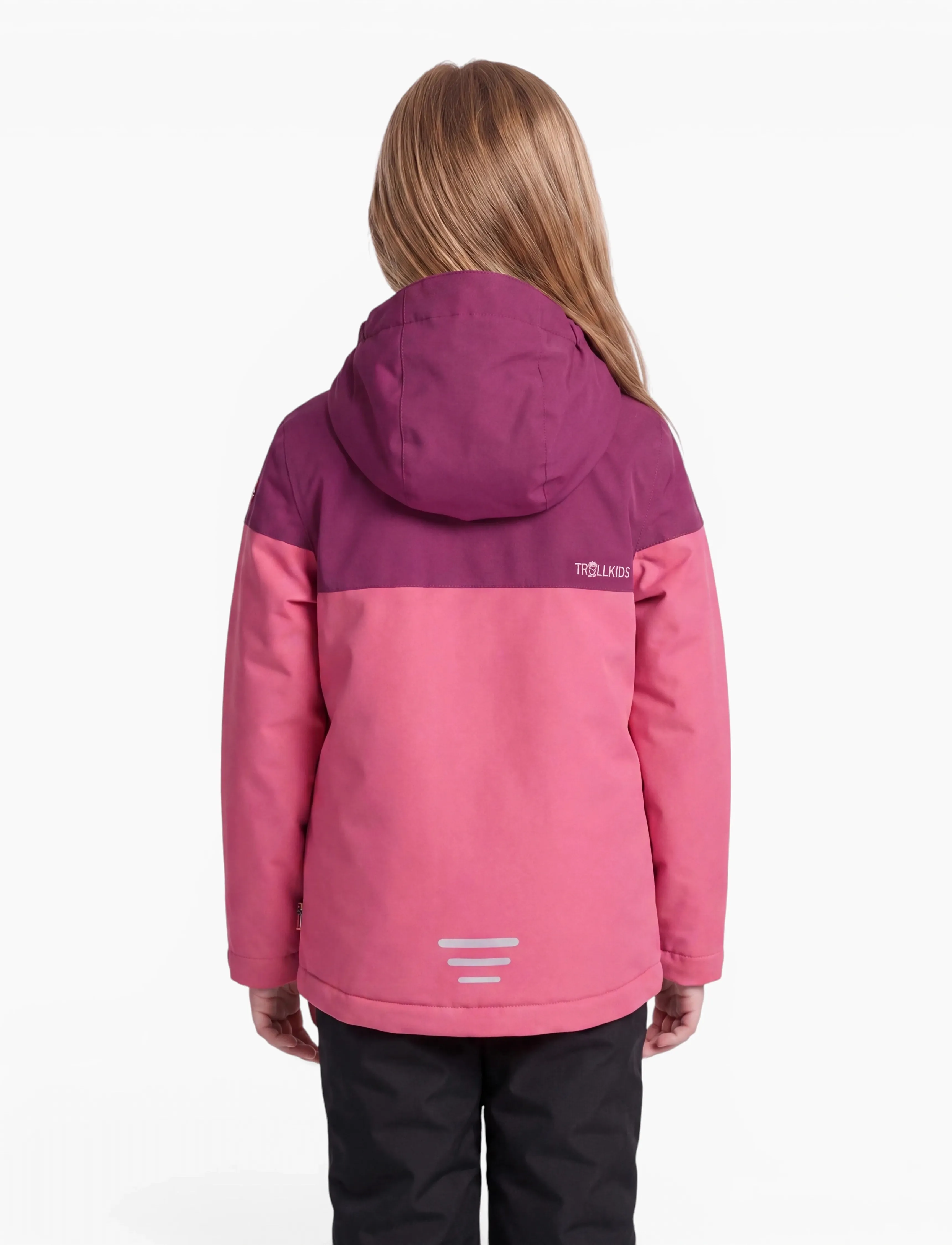 TrollKids - Girls Hallingdal Jacket - frozen berry/deep ruby - 4