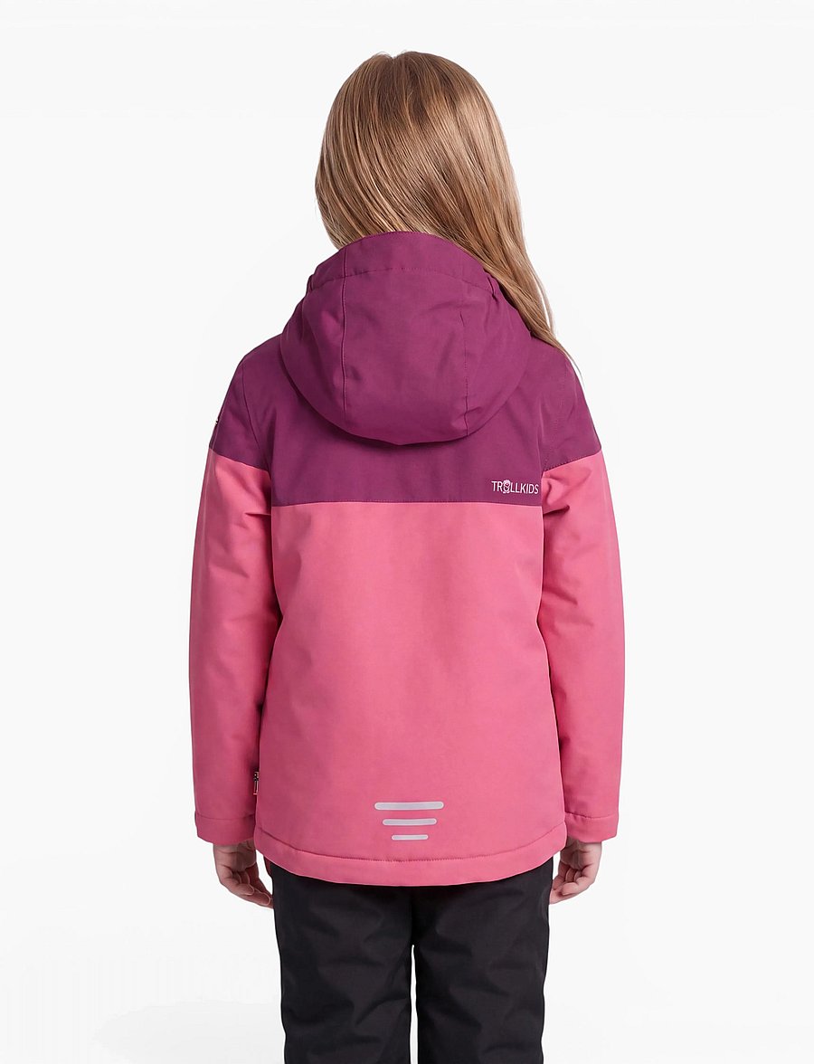 TrollKids - Girls Hallingdal Jacket - frozen berry/deep ruby - 4