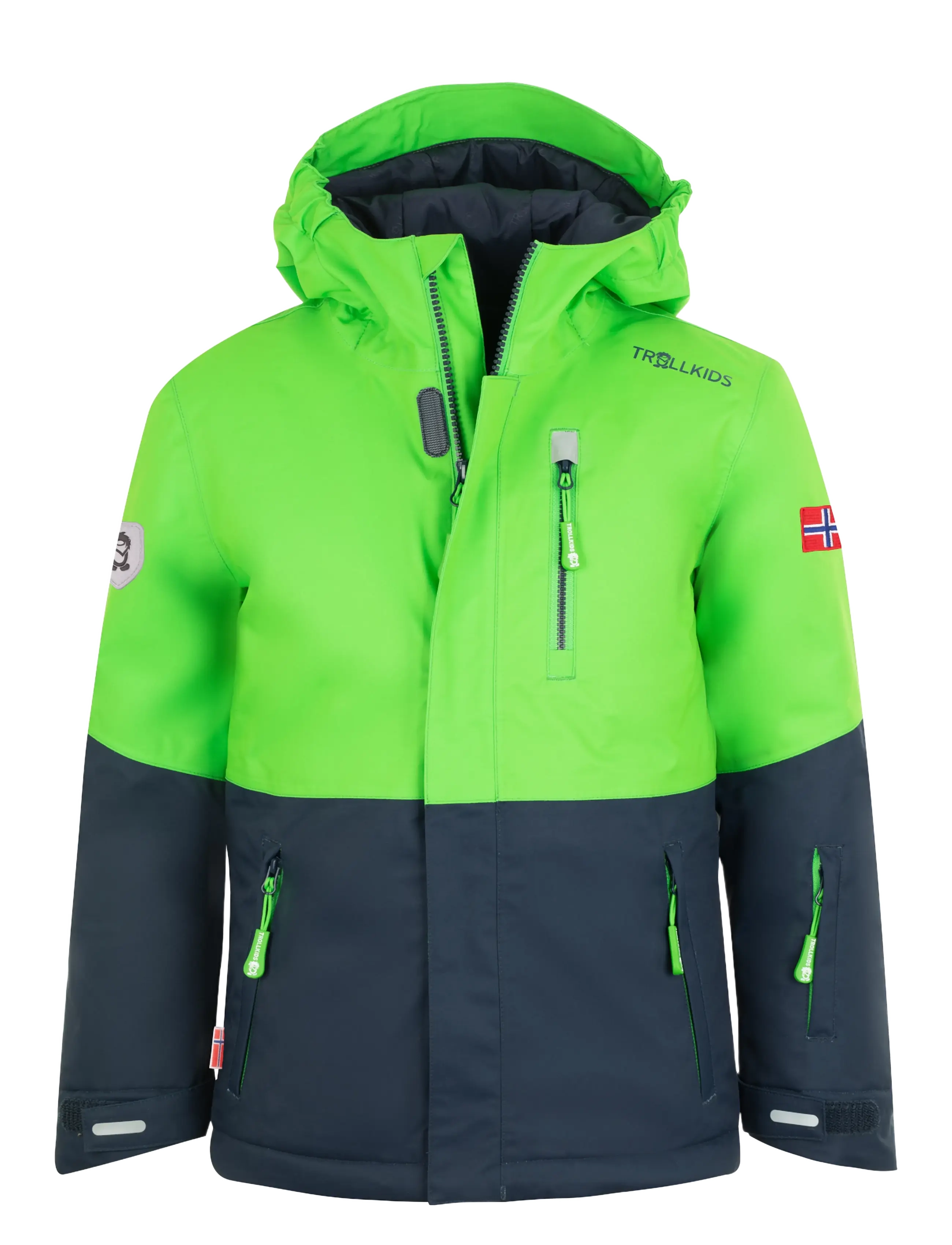 BRIGHT GREEN/NAVY