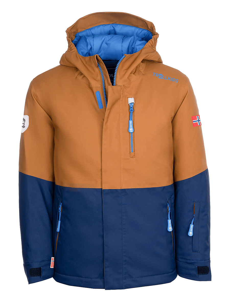 TrollKids - Kids Hallingdal Jacket - bronze/navy - 0