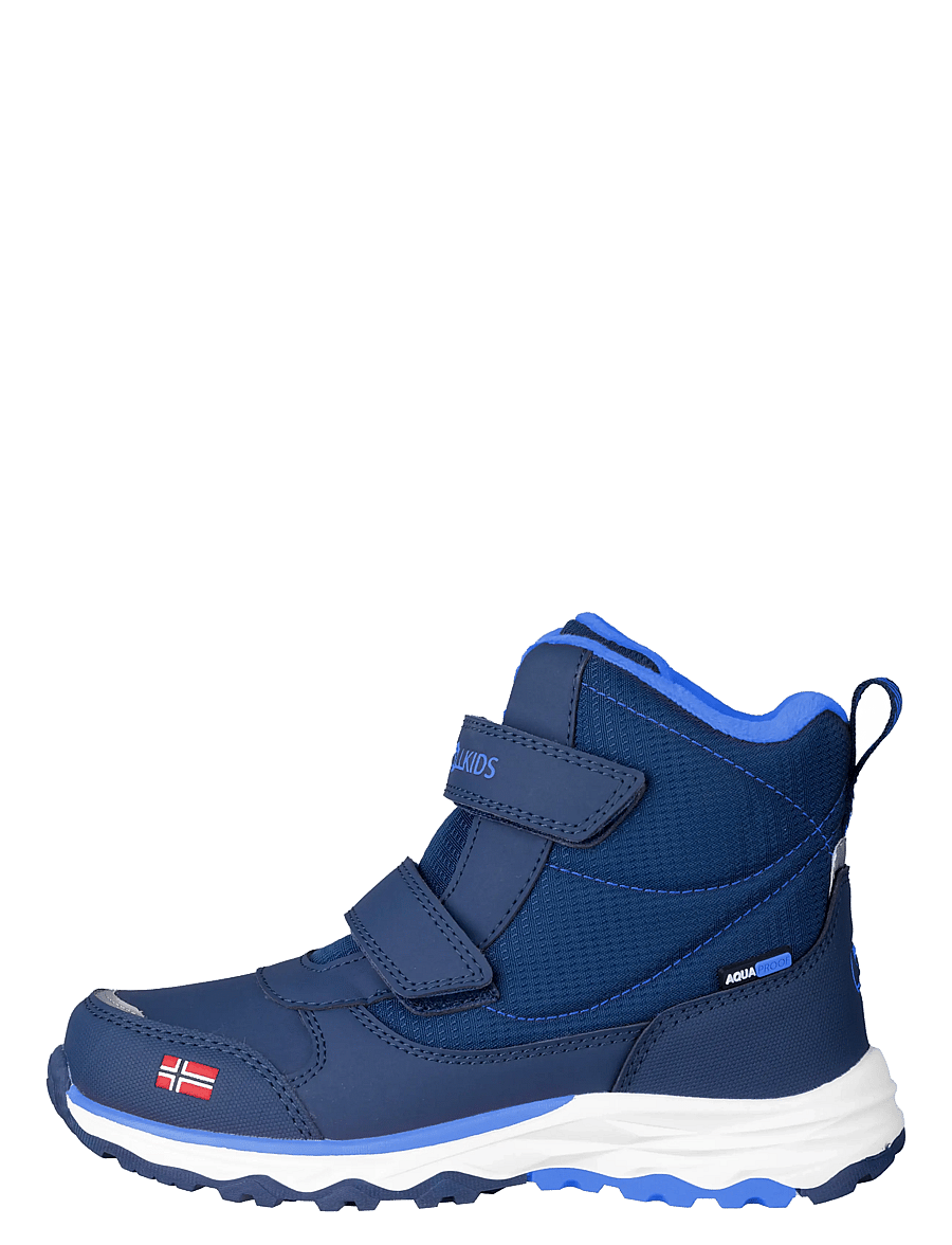 TrollKids - Kids Hafjell Winter Boots - navy/medium blue - 0