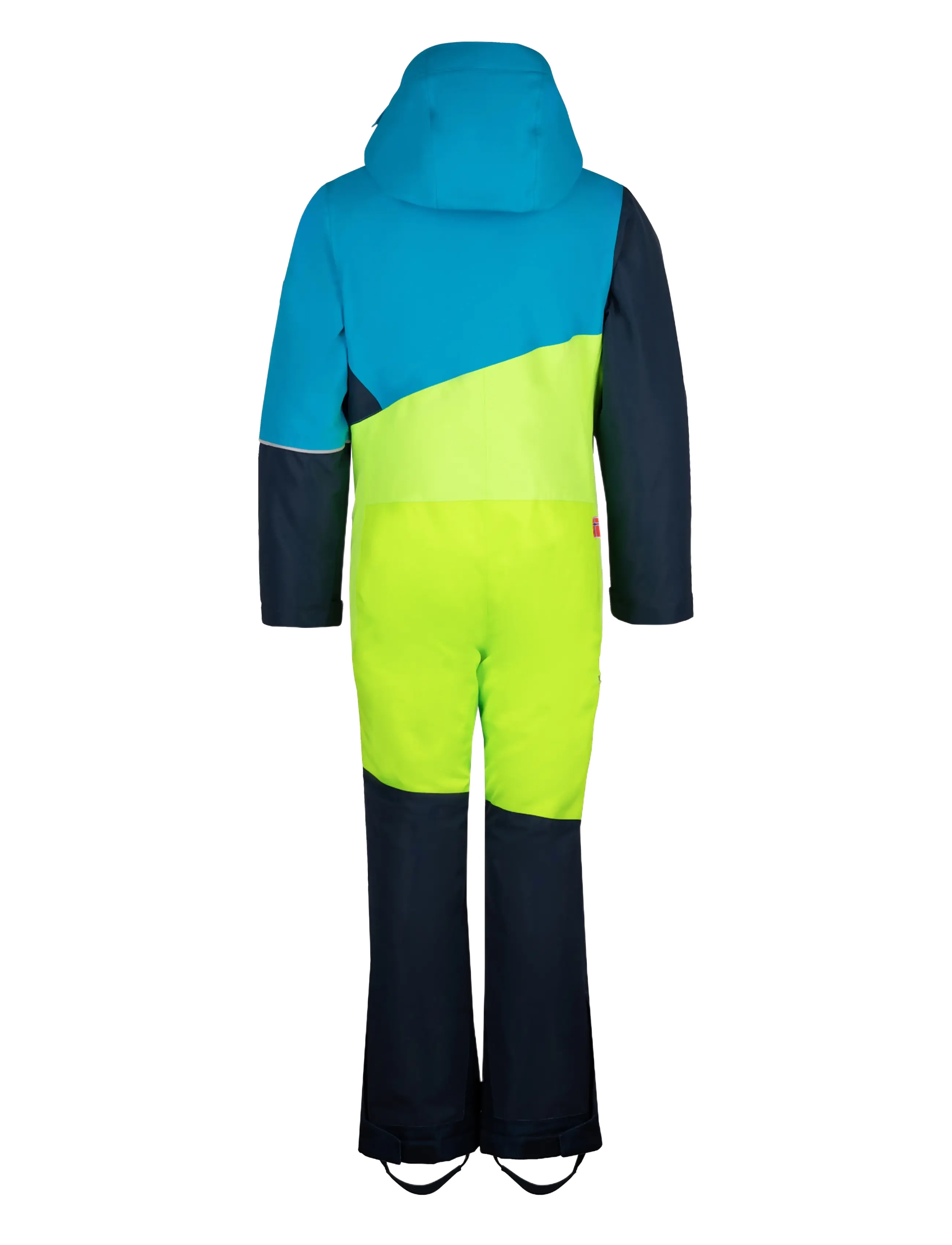 TrollKids - Kids Hallingdal Snowsuit - cool lime/vivid blue/night sky - 1
