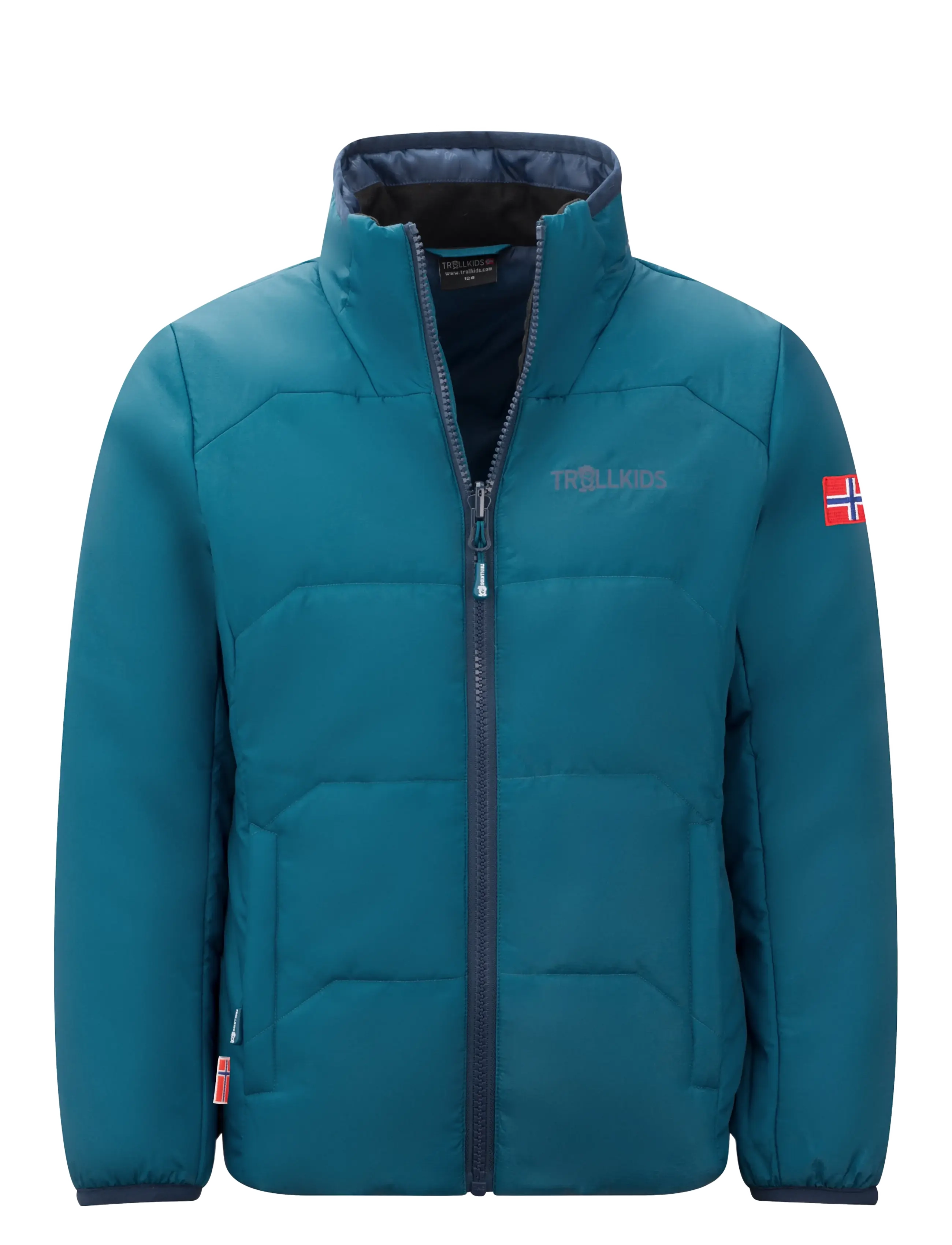 Troll Kids - Kids Skanden 3in1 Jacket - dark marine/mystic blue/arctic blue - 2