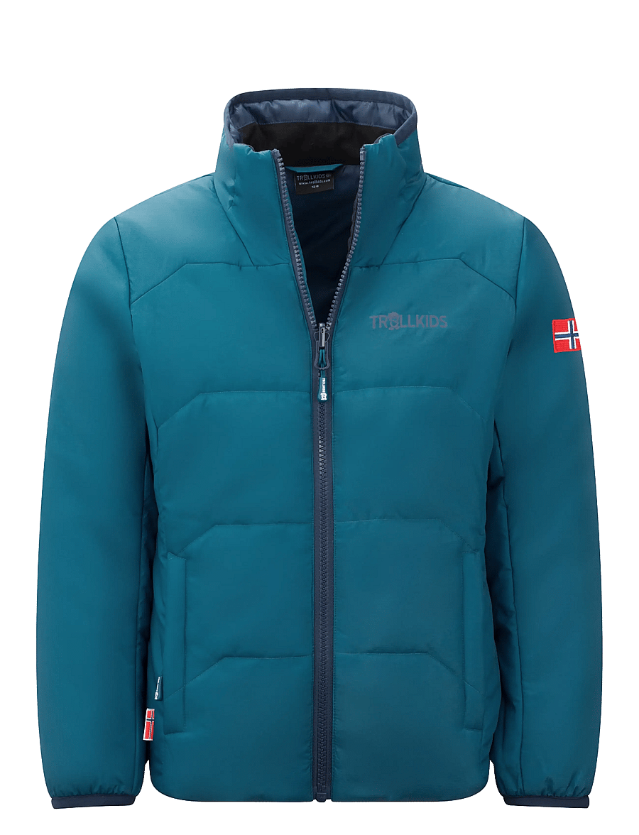 TrollKids - Kids Skanden 3in1 Jacket - dark marine/mystic blue/arctic blue - 2