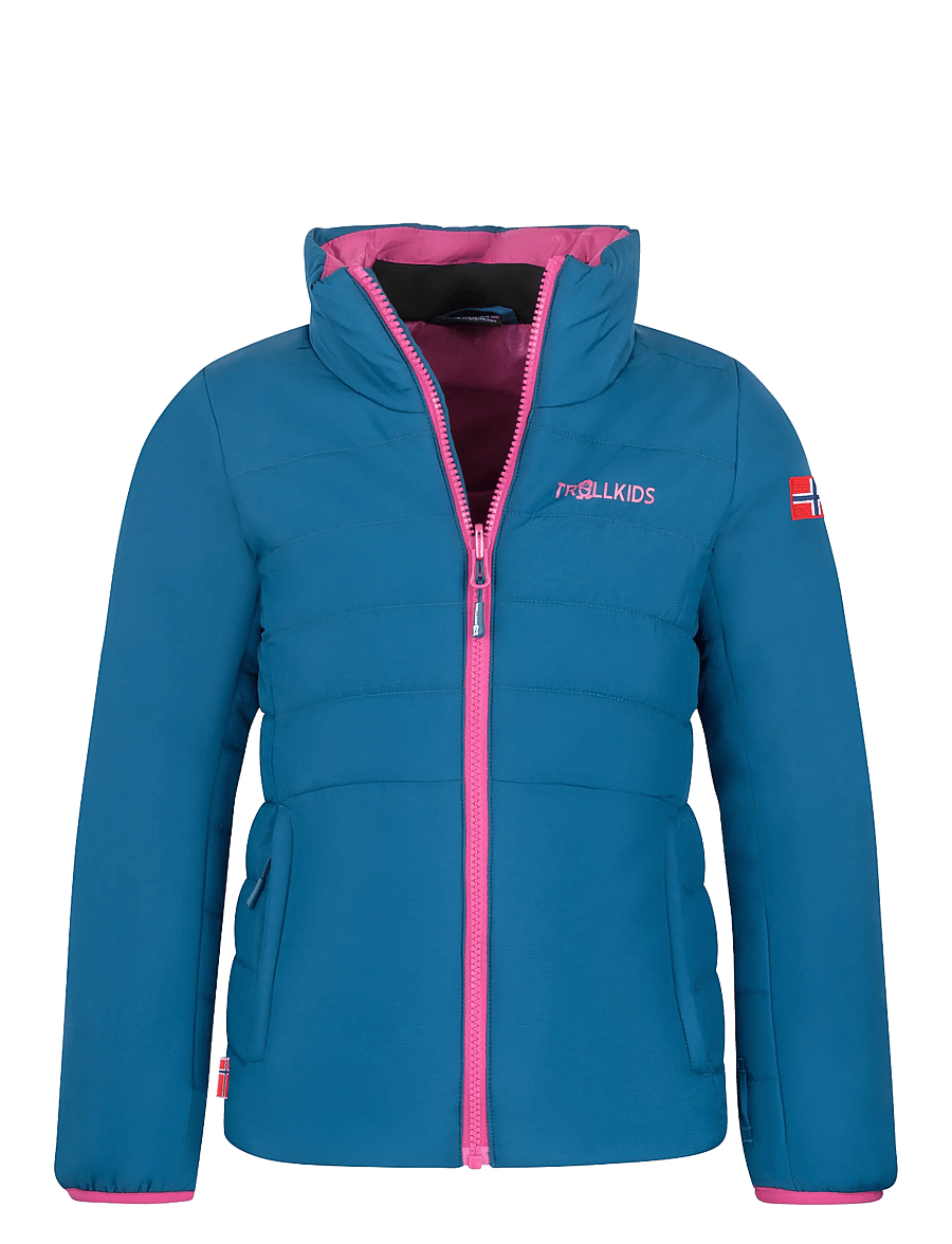 TrollKids - Girls Skanden 3in1 Jacket - dark turquoise/madeira blue/bright berry - 2