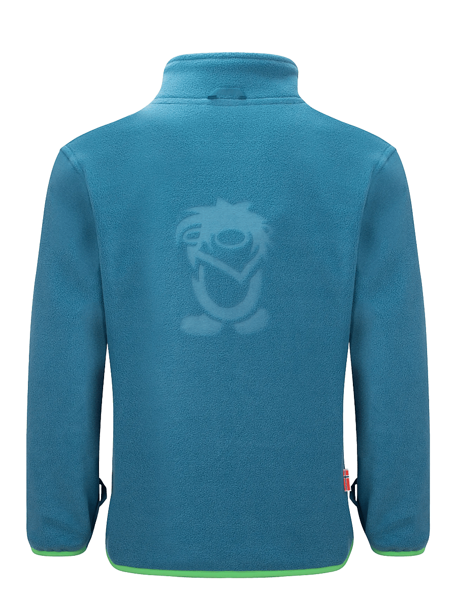 TrollKids - Kids Bryggen 3in1 Jacket - fresh green/mystic blue/dark marine - 3