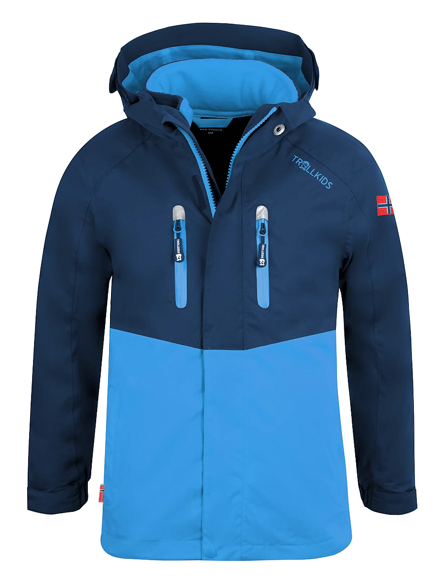 TrollKids - Kids Bryggen 3in1 Jacket - navy/medium blue - 0