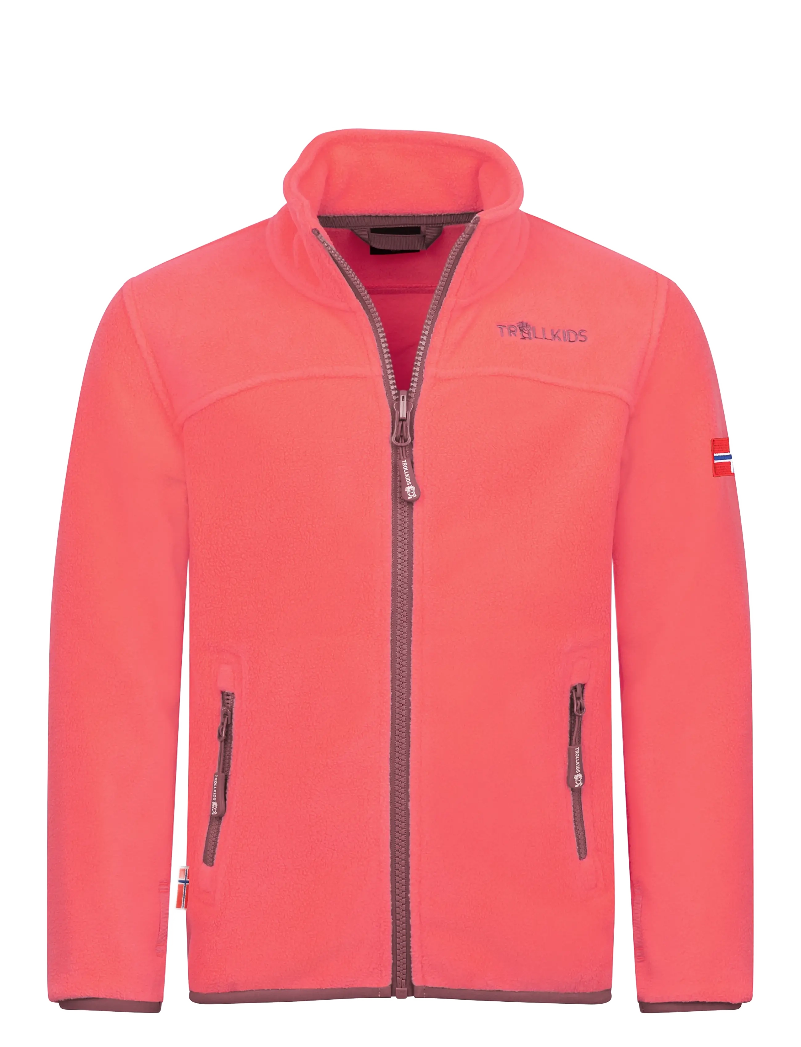 TrollKids - Girls Bryggen 3in1 Jacket - frozen berry/deep ruby - 2
