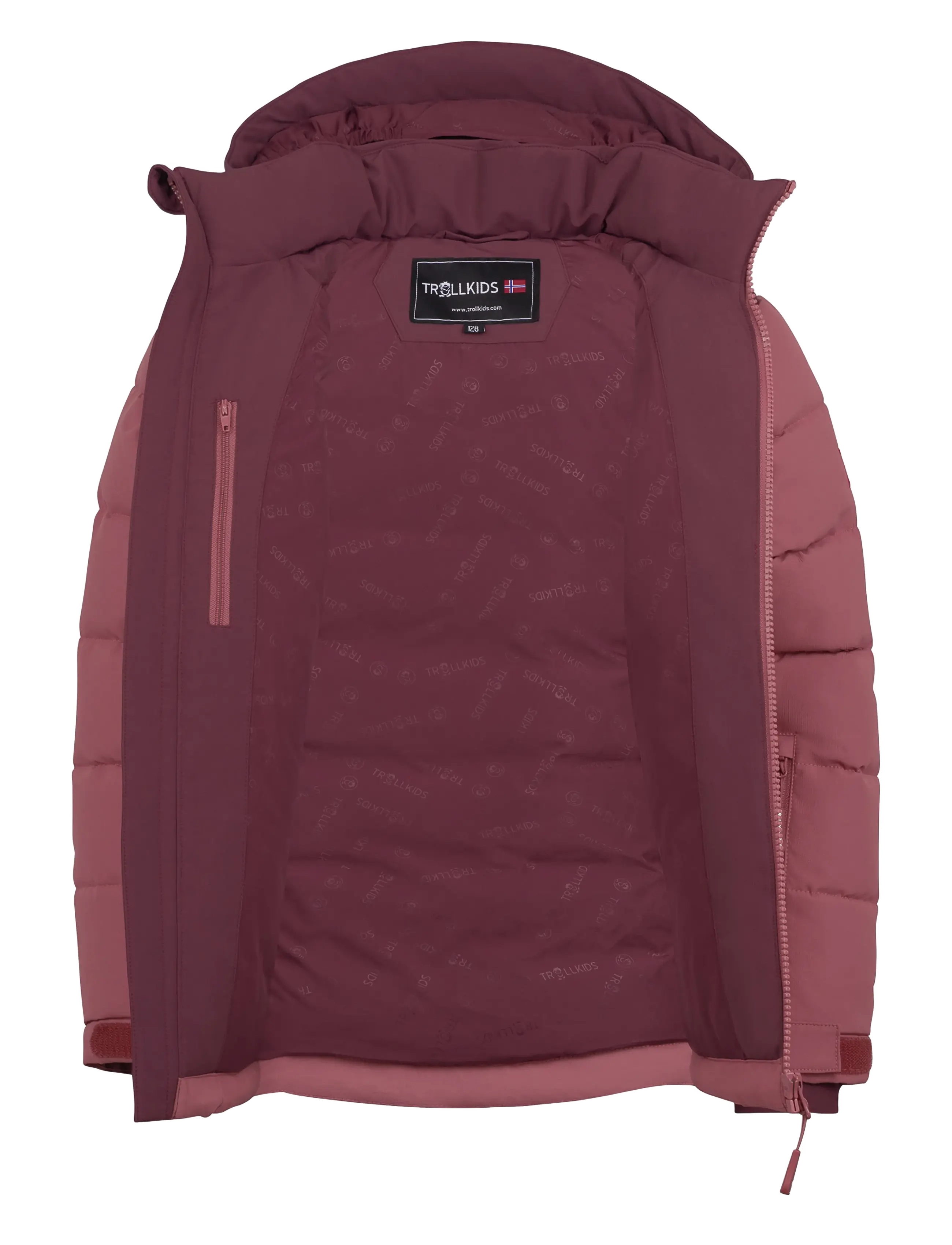 TrollKids - Girls Gryllefjord Jacket - frozen berry/deep ruby - 2