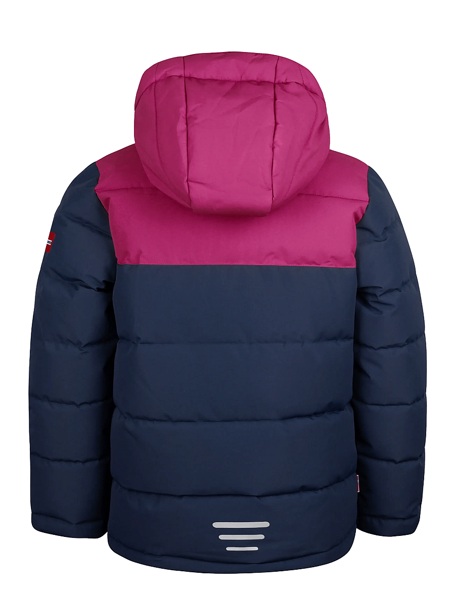TrollKids - Girls Gryllefjord Jacket - navy/plum/mauve - 2