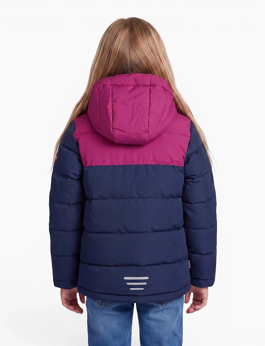 TrollKids - Girls Gryllefjord Jacket - navy/plum/mauve - 5