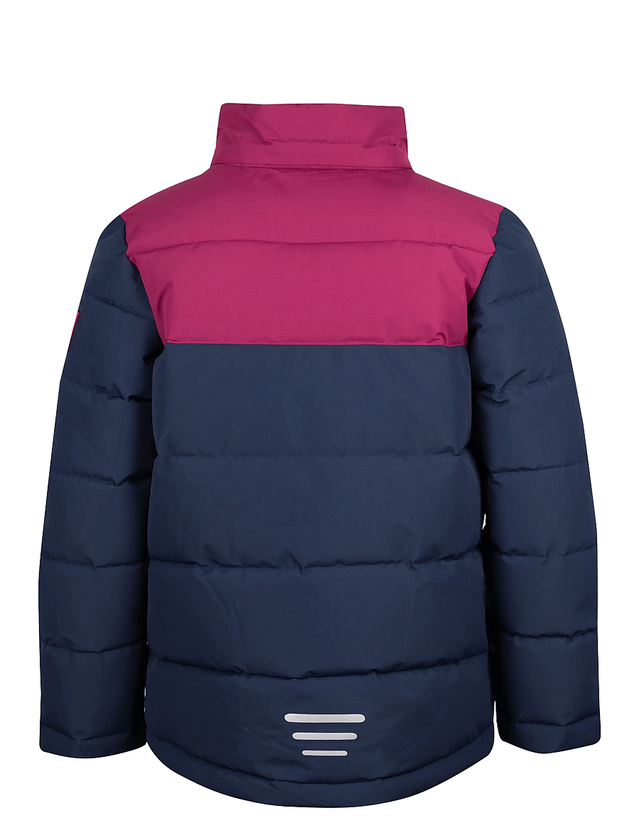 TrollKids - Girls Gryllefjord Jacket - navy/plum/mauve - 4