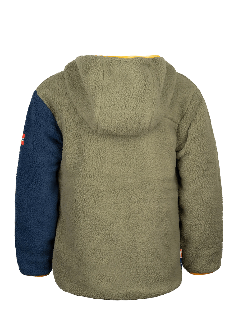 TrollKids - Kids Aurlandsfjord Jacket - moss/mystic blue/golden yellow - 2