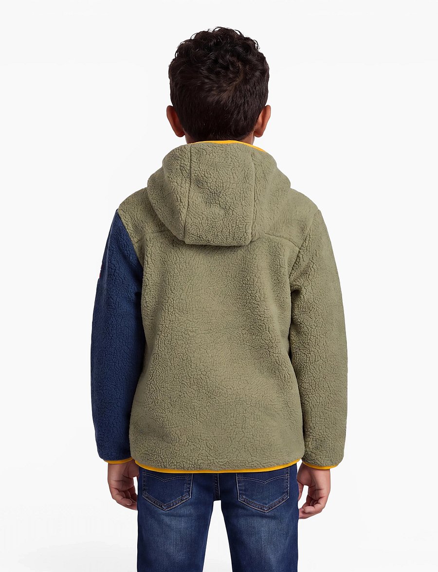 TrollKids - Kids Aurlandsfjord Jacket - moss/mystic blue/golden yellow - 3