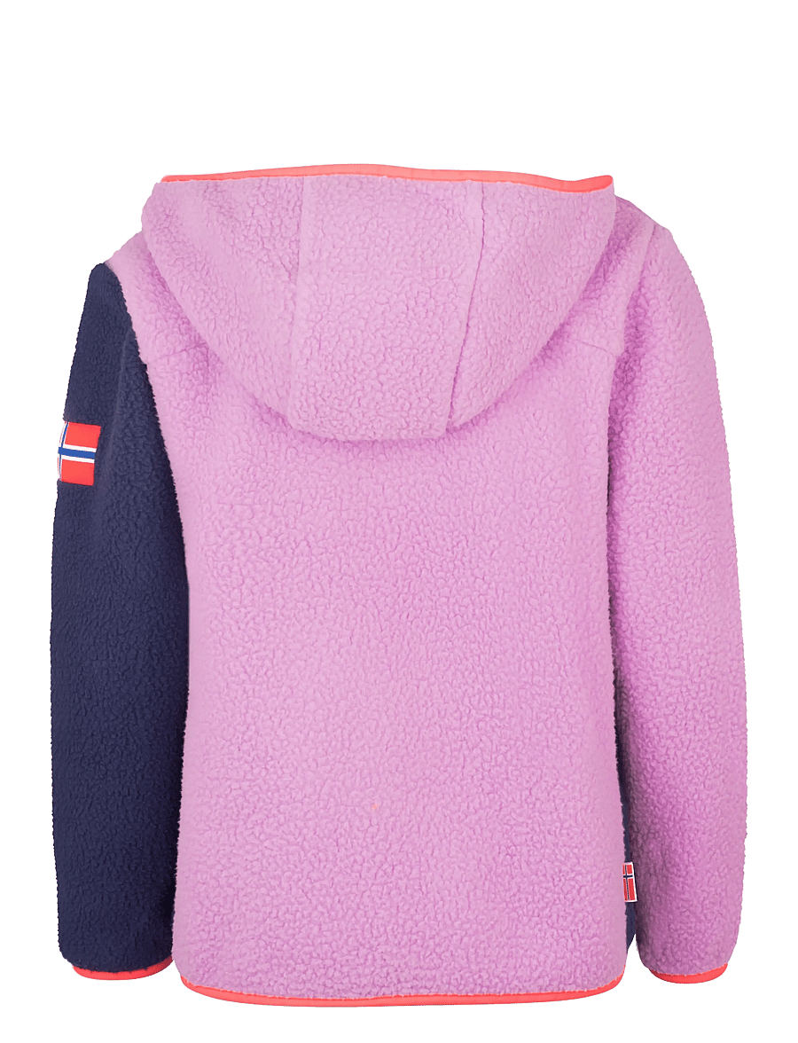 TrollKids - Kids Aurlandsfjord Jacket - light violet/deep violet/coral pink - 1