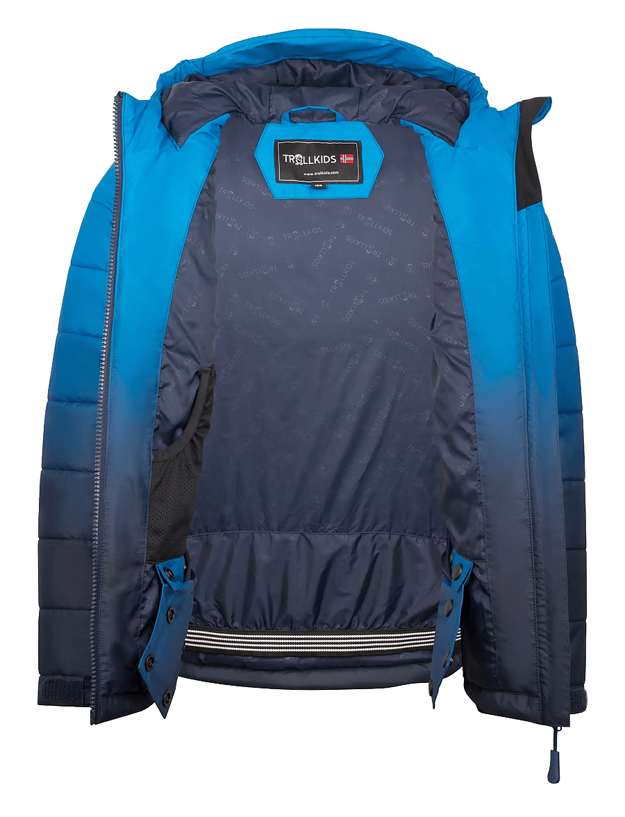 TrollKids - Kids Hemsedal Snow Jacket - azure blue/navy - 2