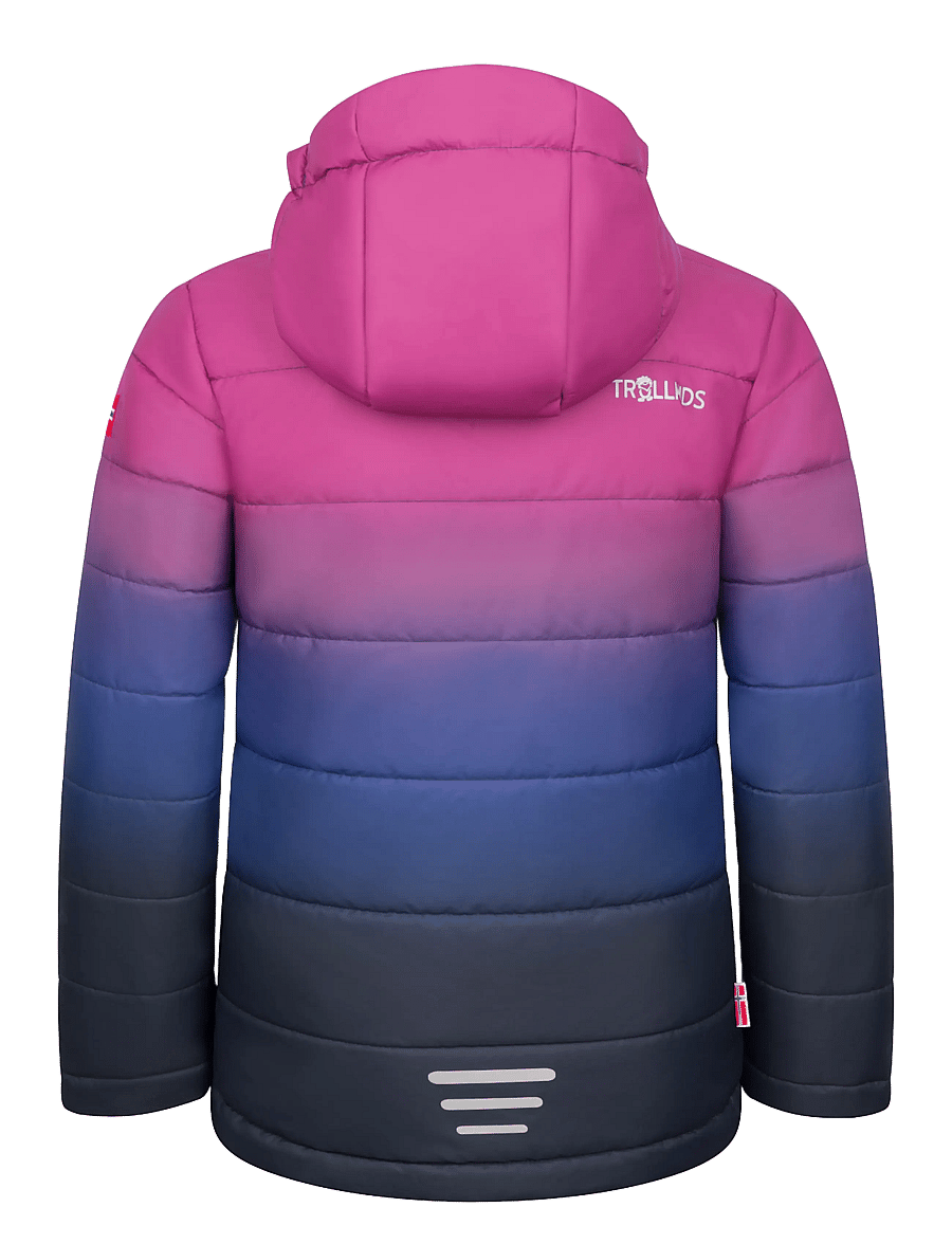 TrollKids - Kids Hemsedal Snow Jacket - bright berry/navy - 1