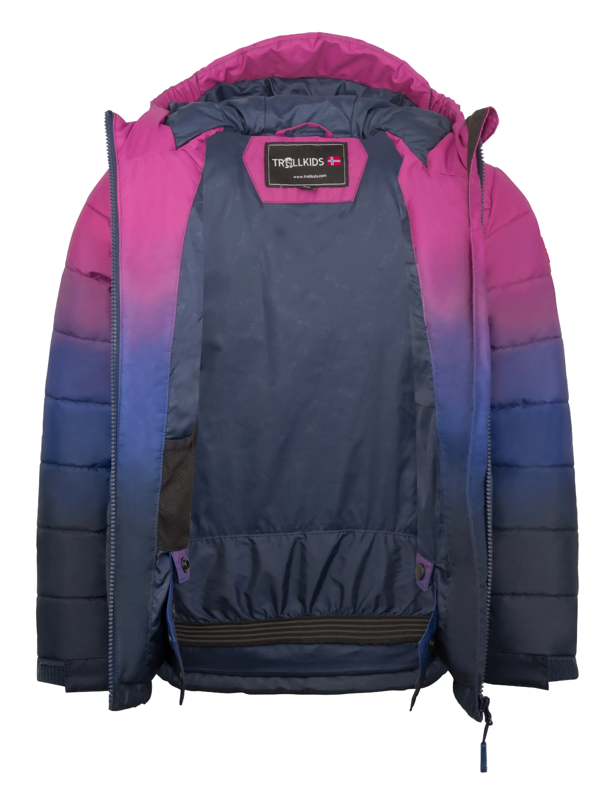TrollKids - Kids Hemsedal Snow Jacket - bright berry/navy - 2