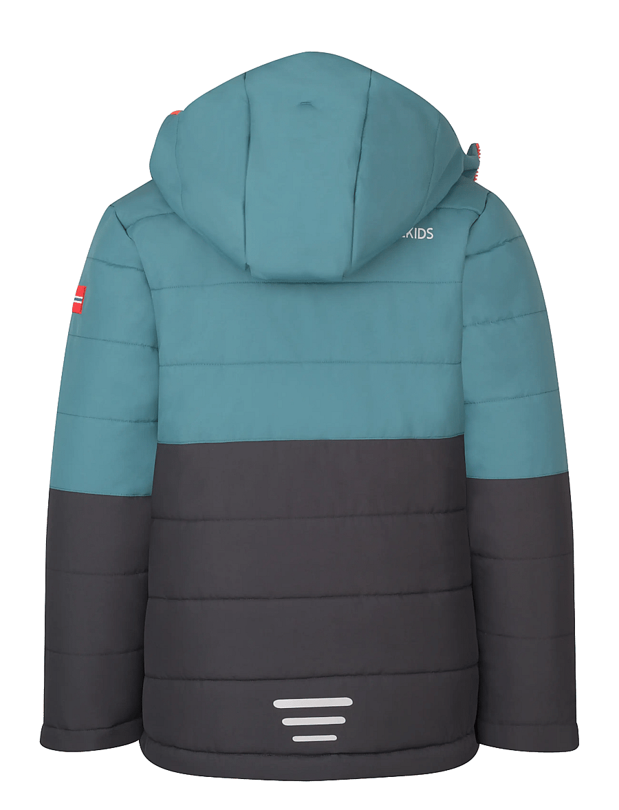 TrollKids - Kids Hemsedal Snow Jacket XT - stormy blue/black/flame orange - 1