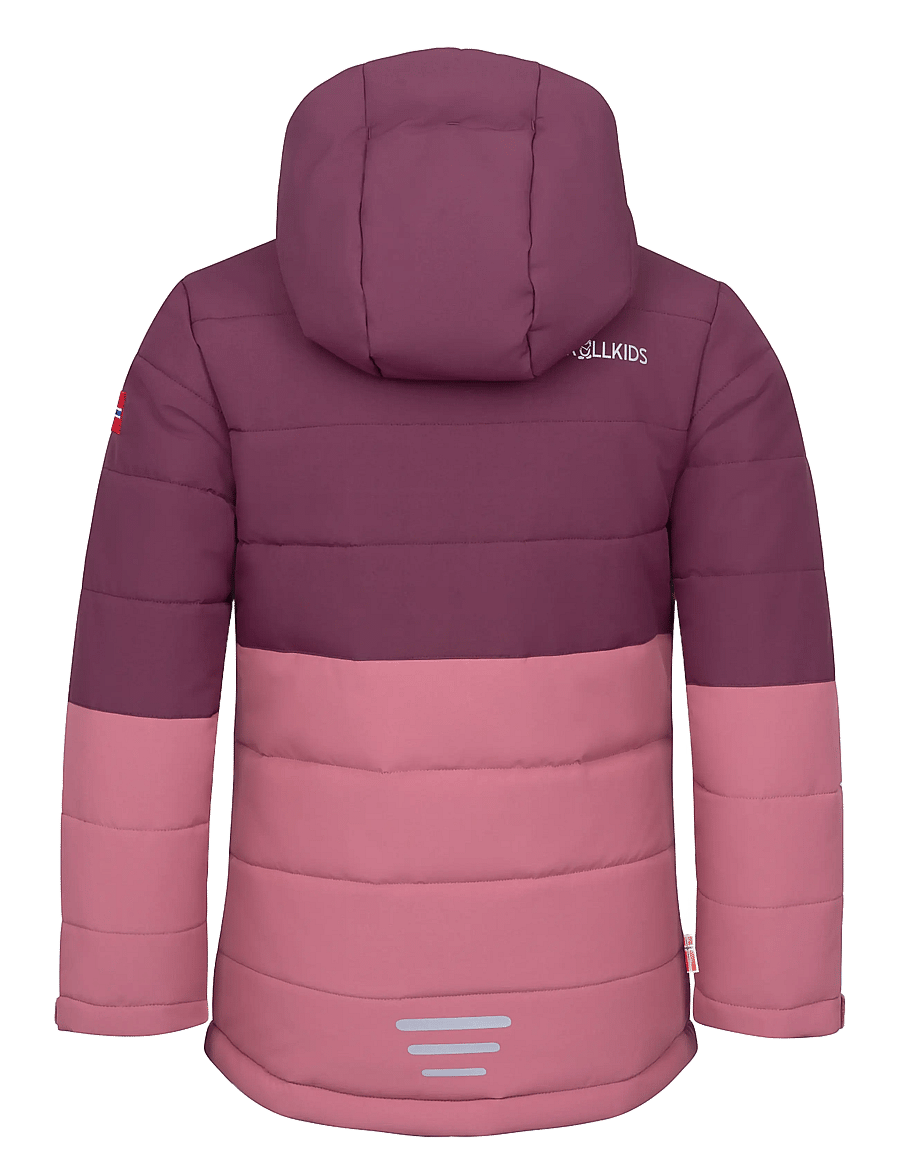 TrollKids - Kids Hemsedal Snow Jacket XT - deep ruby/frozen berry - 1