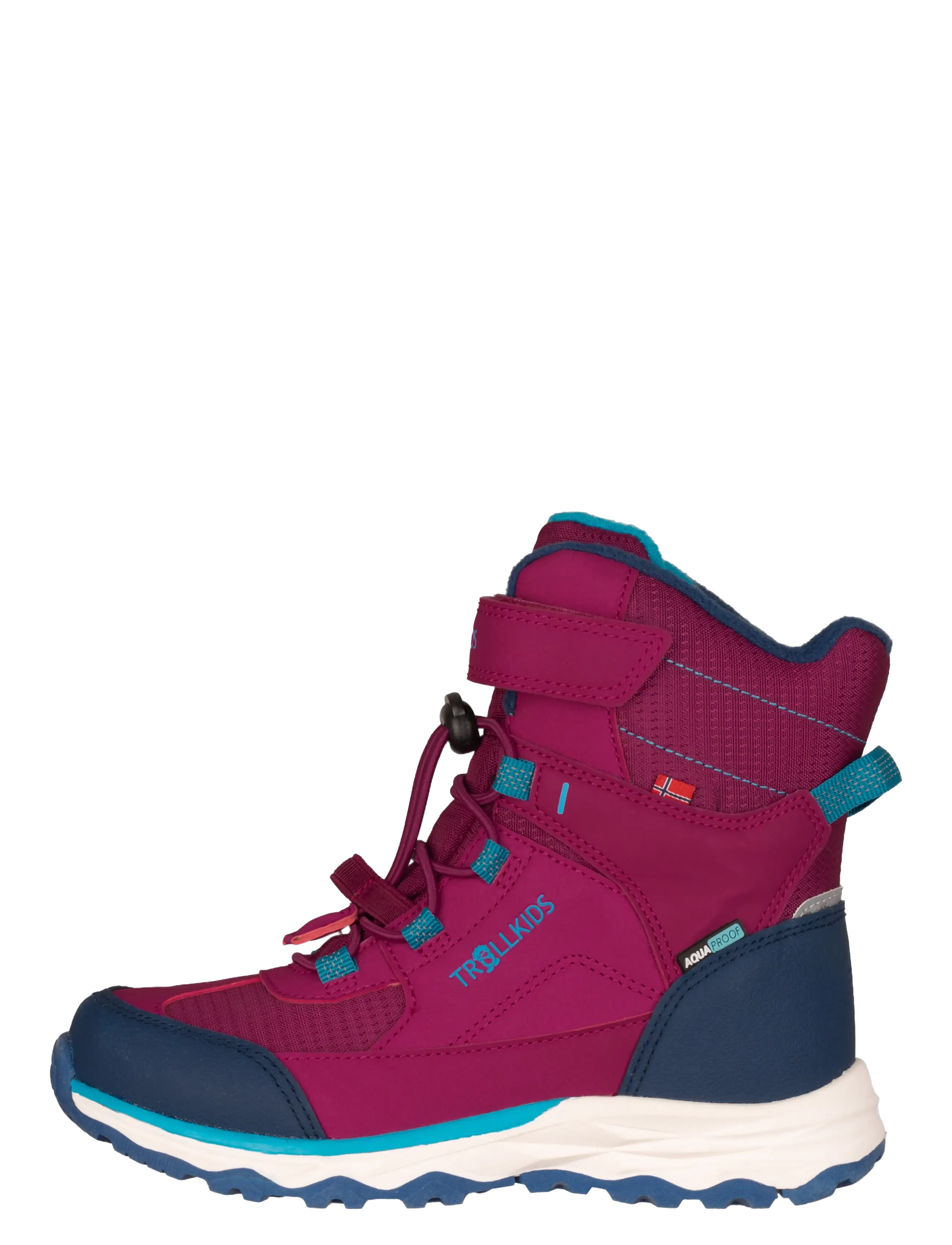Troll Kids - Kids Hafjell Winter Boots XT - bright berry/dark turquoise - 1