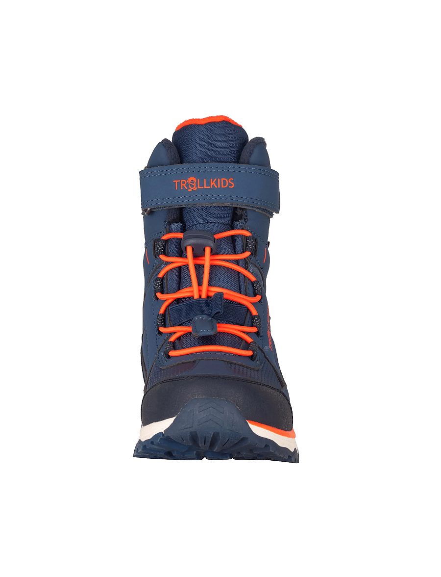 TrollKids - Kids Hafjell Winter Boots XT - nordic blue/mystic blue/flame orange - 2