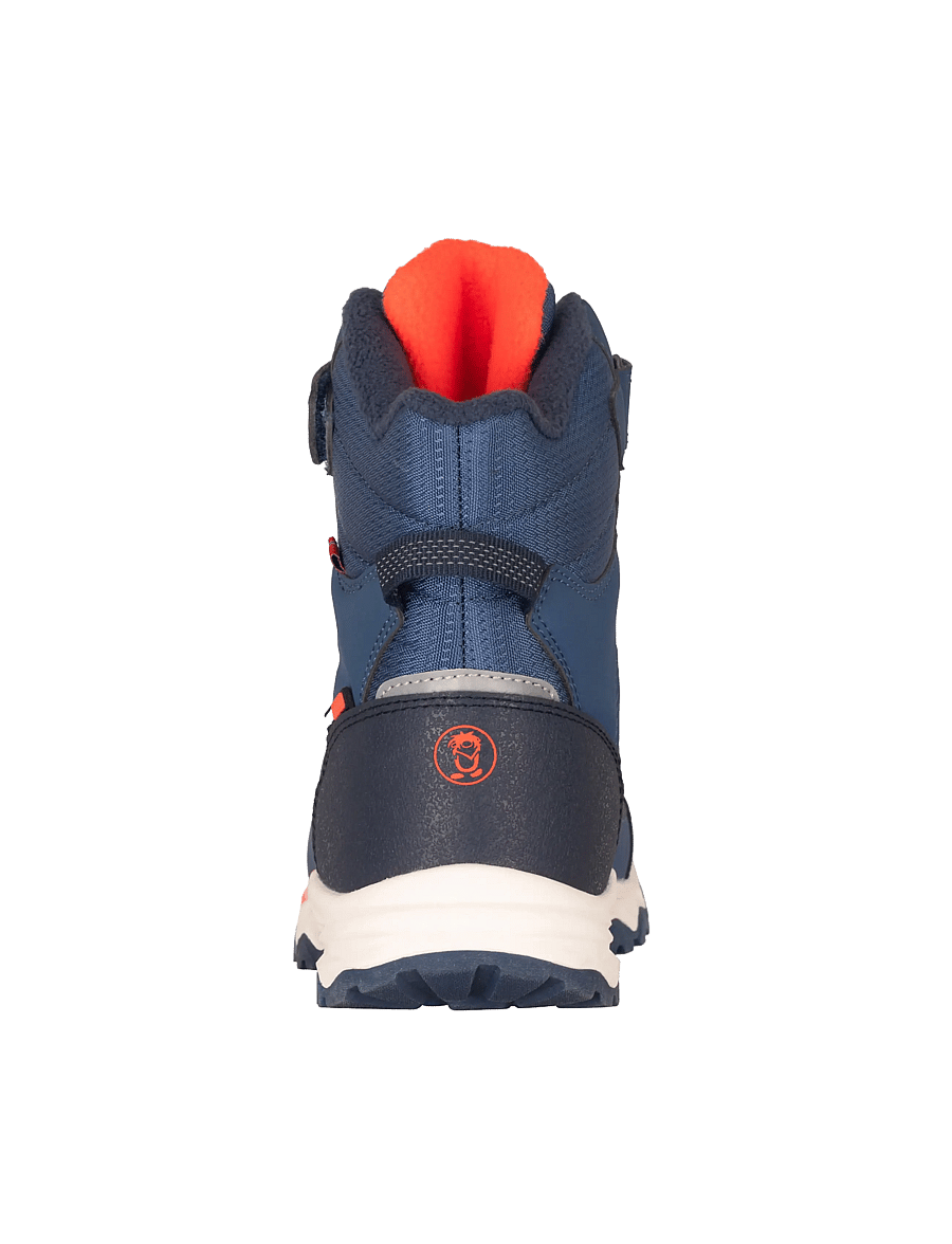 TrollKids - Kids Hafjell Winter Boots XT - nordic blue/mystic blue/flame orange - 3