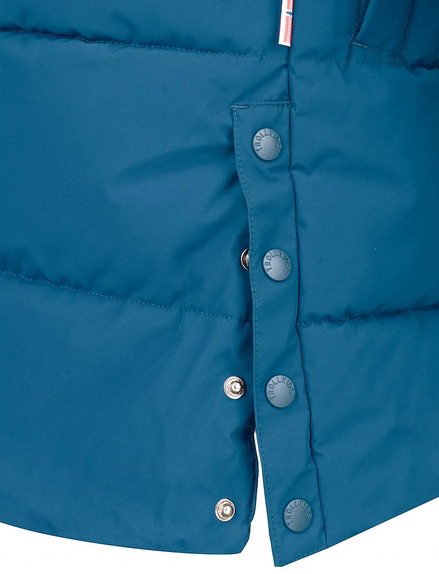 TrollKids - Girls Aurland Coat XT - madeira blue/bright berry - 3