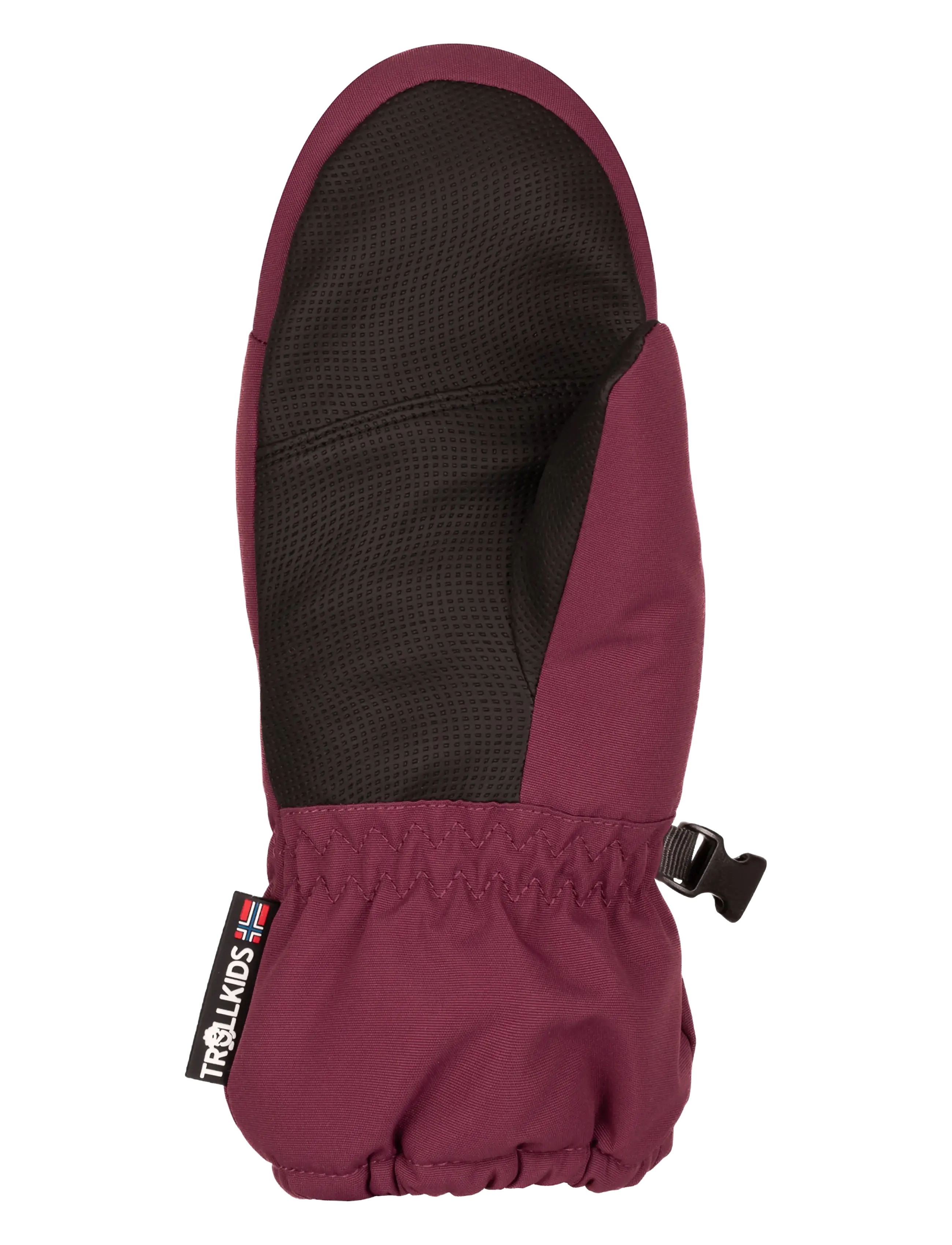 TrollKids - Kids Troll Mitten - deep ruby/pink salmon - 2