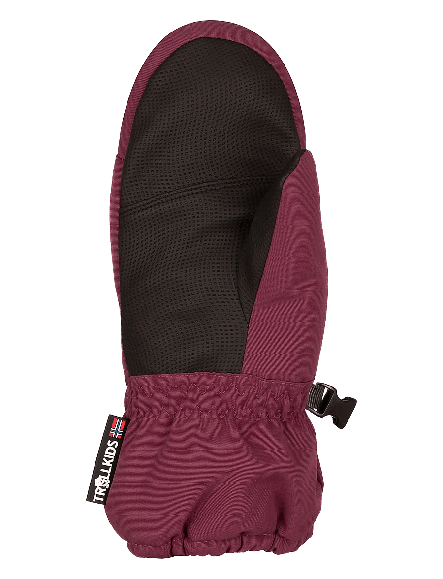 TrollKids - Kids Troll Mitten - deep ruby/pink salmon - 2