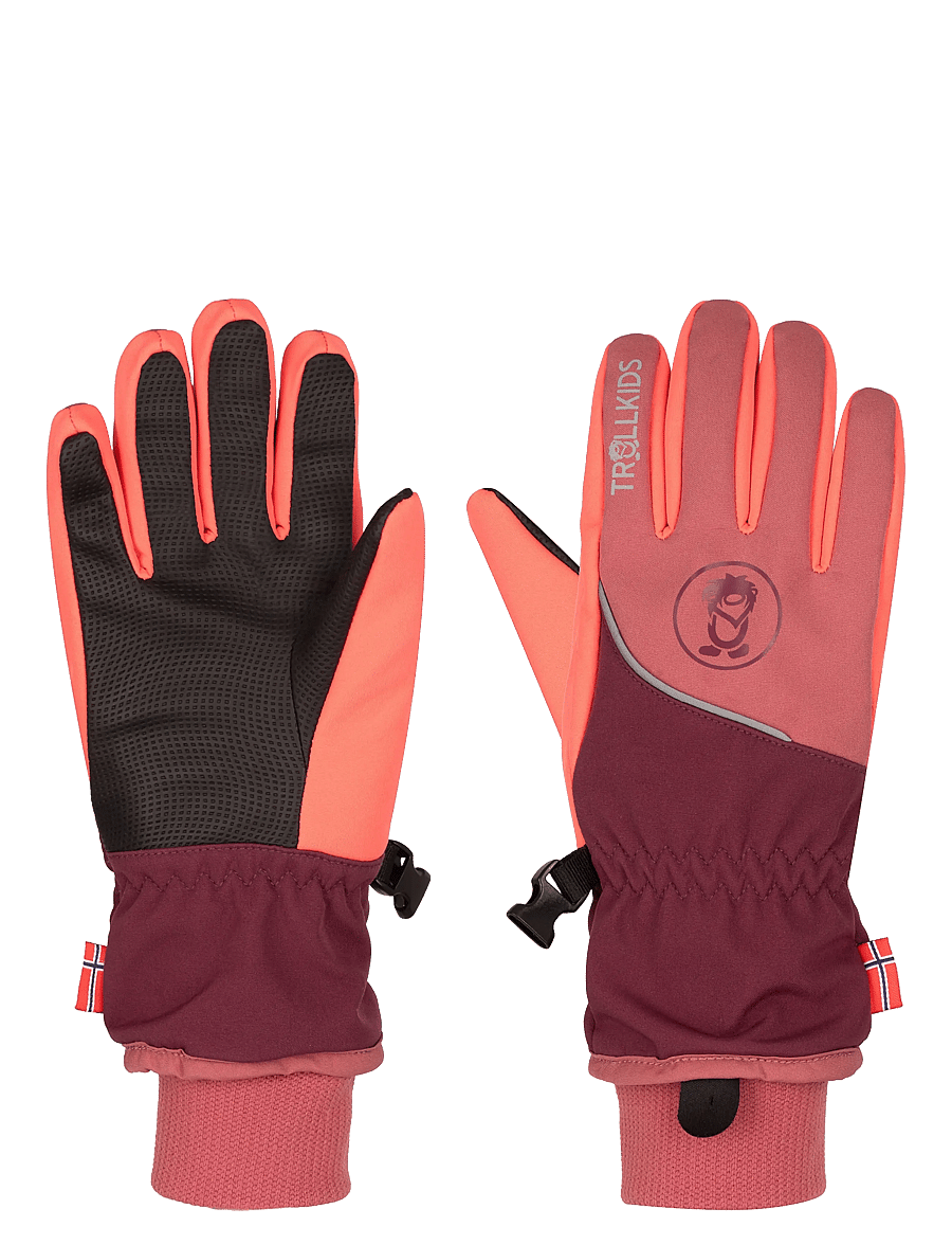 TrollKids - Kids Trolltunga Glove - frozen berry/deep ruby/pink salmon - 0