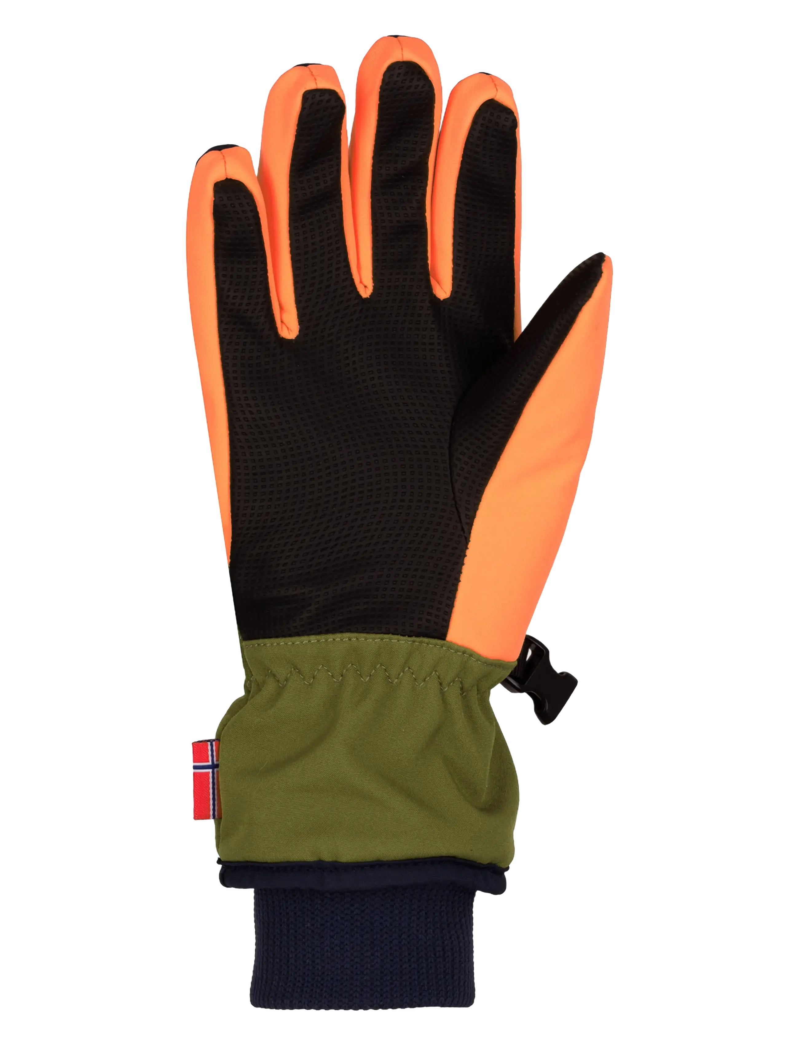 TrollKids - Kids Trolltunga Glove - spruce green/black/vivid orange - 2