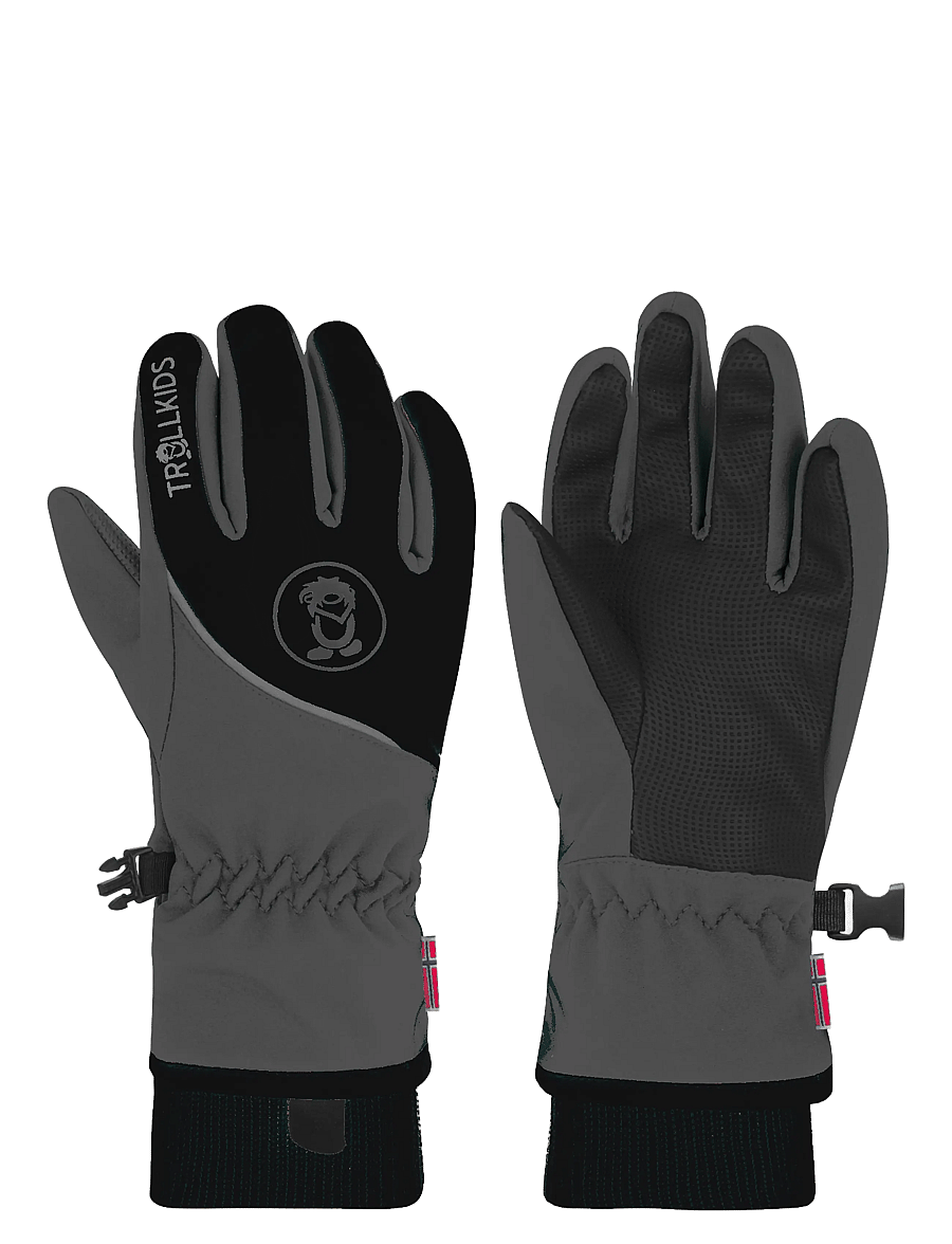 TrollKids - Kids Trolltunga Glove - anthracite/black - 0