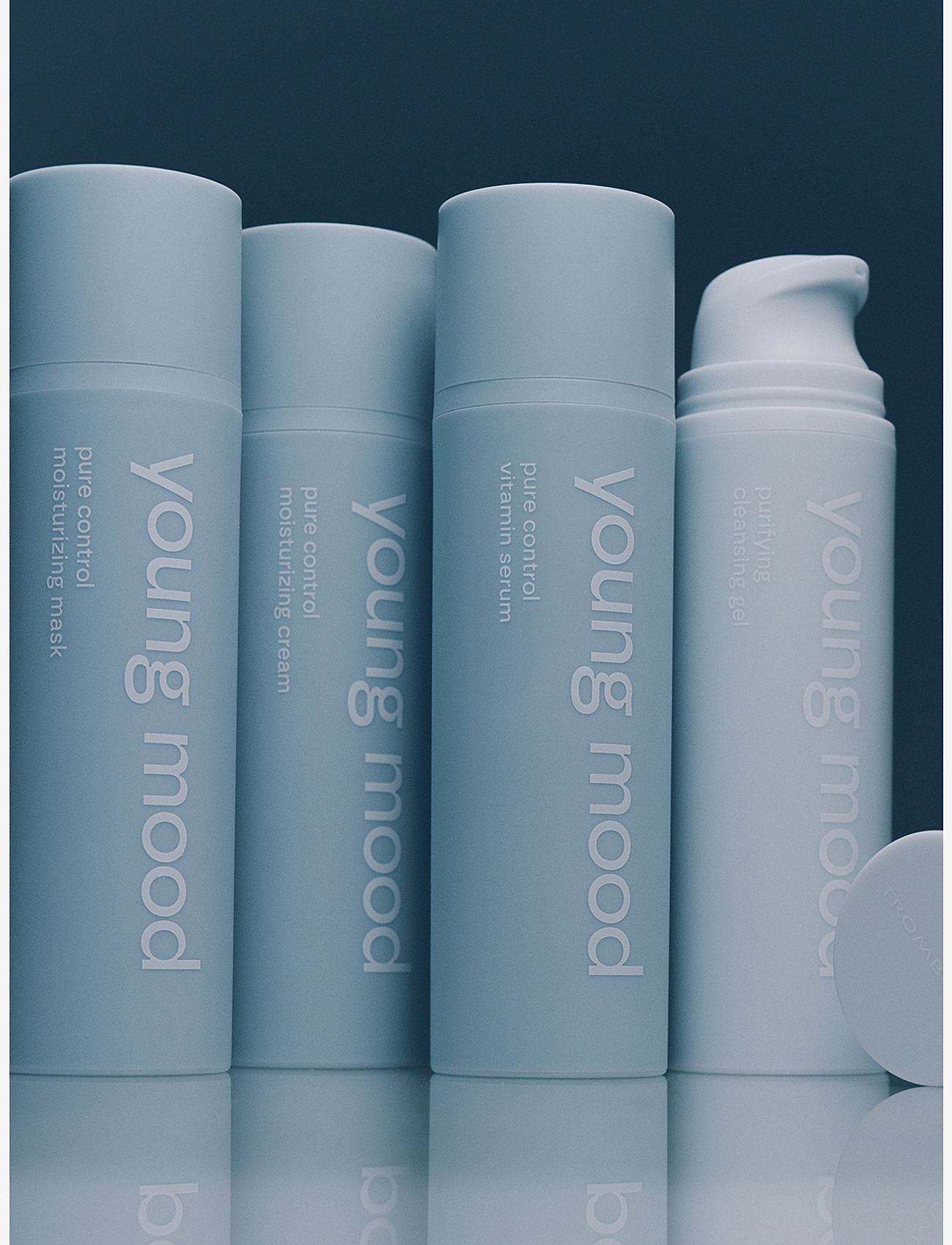 Tromborg - Young mood Pure Control Moisturizing Mask - niisutavad maskid - white - 3