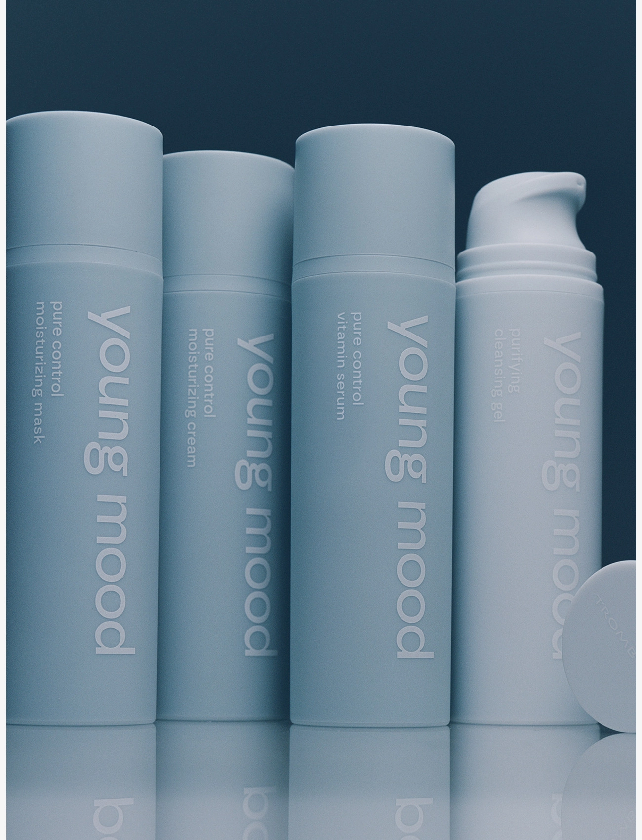 Tromborg - Young mood Pure Control Moisturizing Mask - kosteuttavat naamiot - white - 3