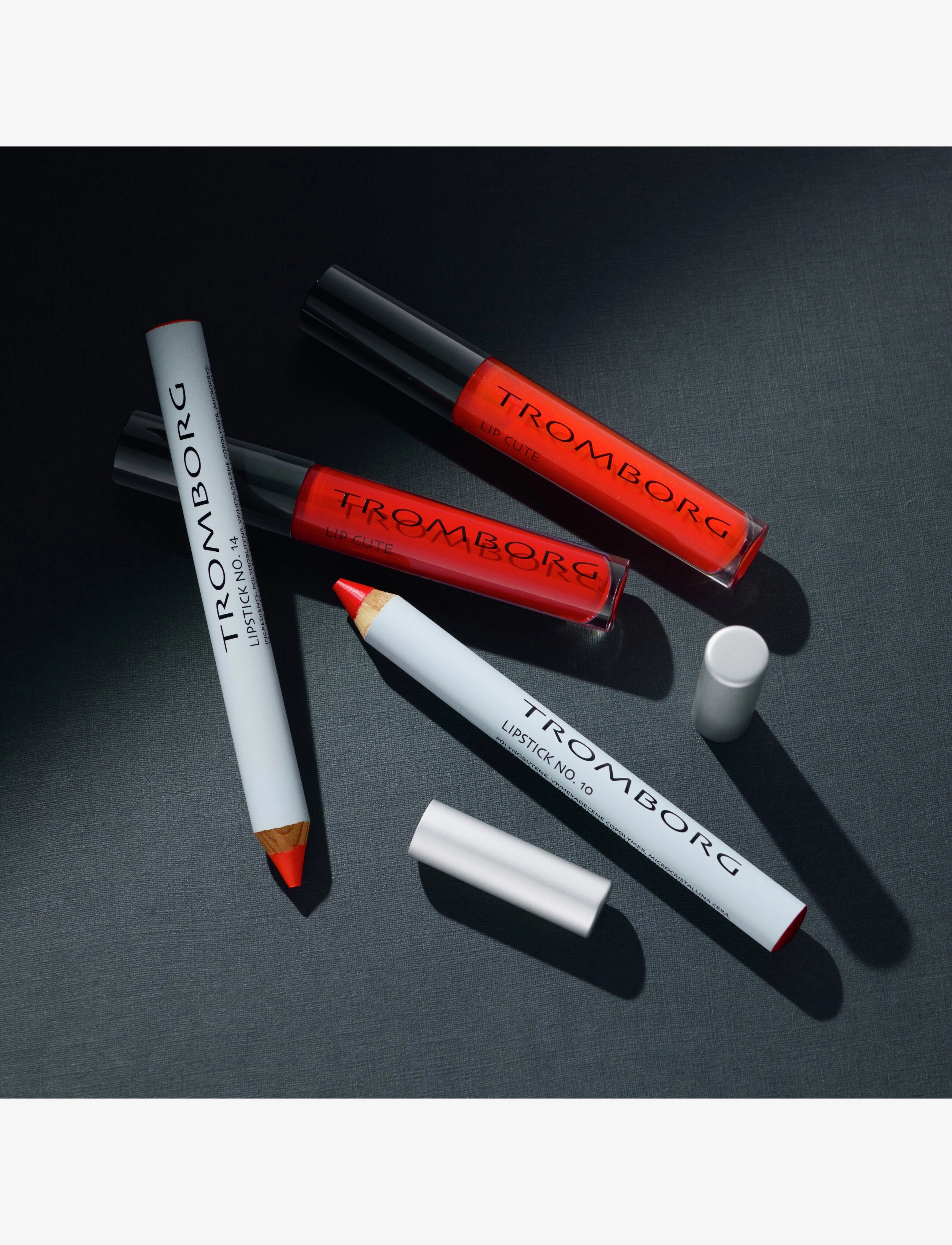 Tromborg - LIP CUTE RED - makeup - red - 4