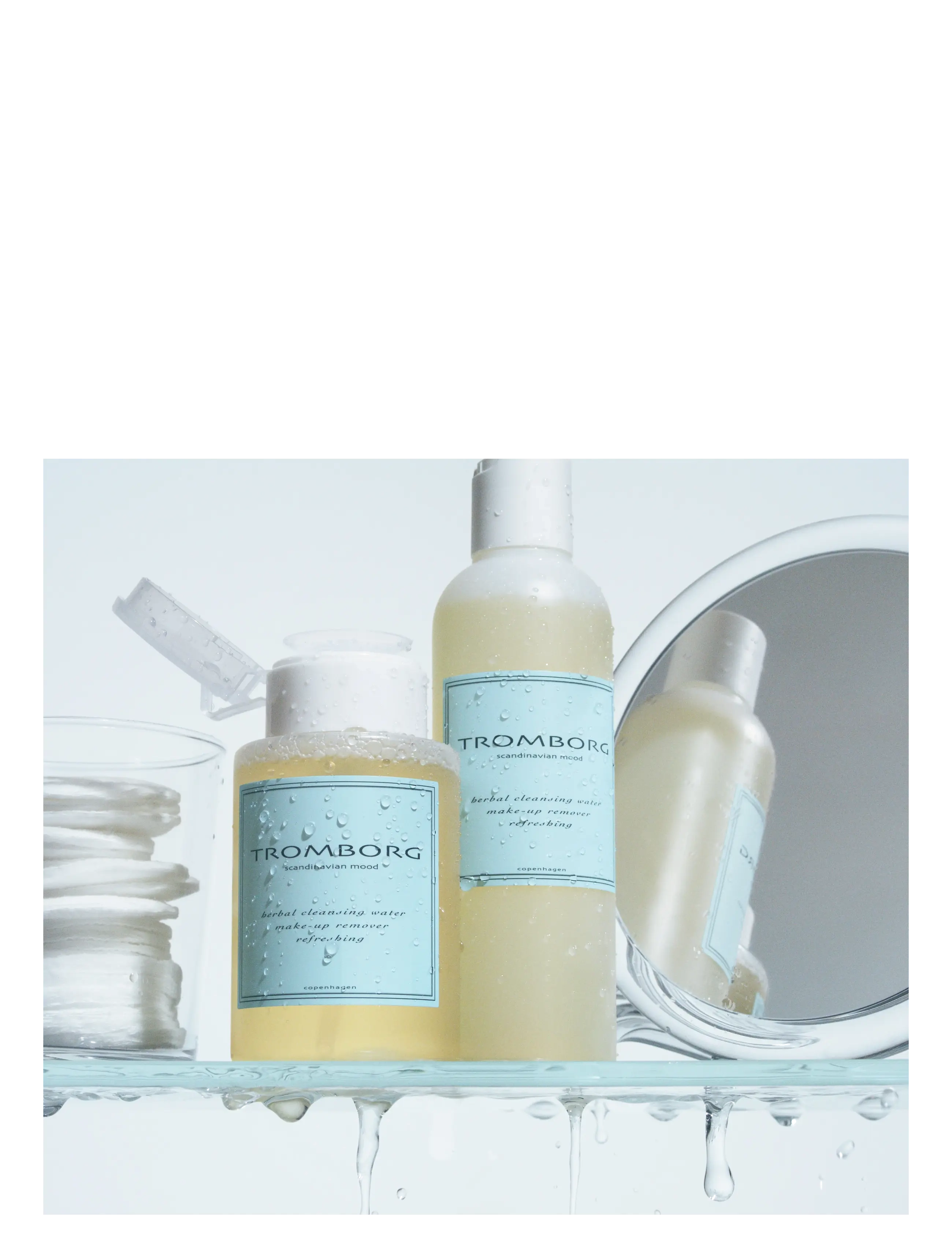Tromborg Herbal Cleansing Water Make-Up Remover Refreshing sminkborttagning dam – bild 4