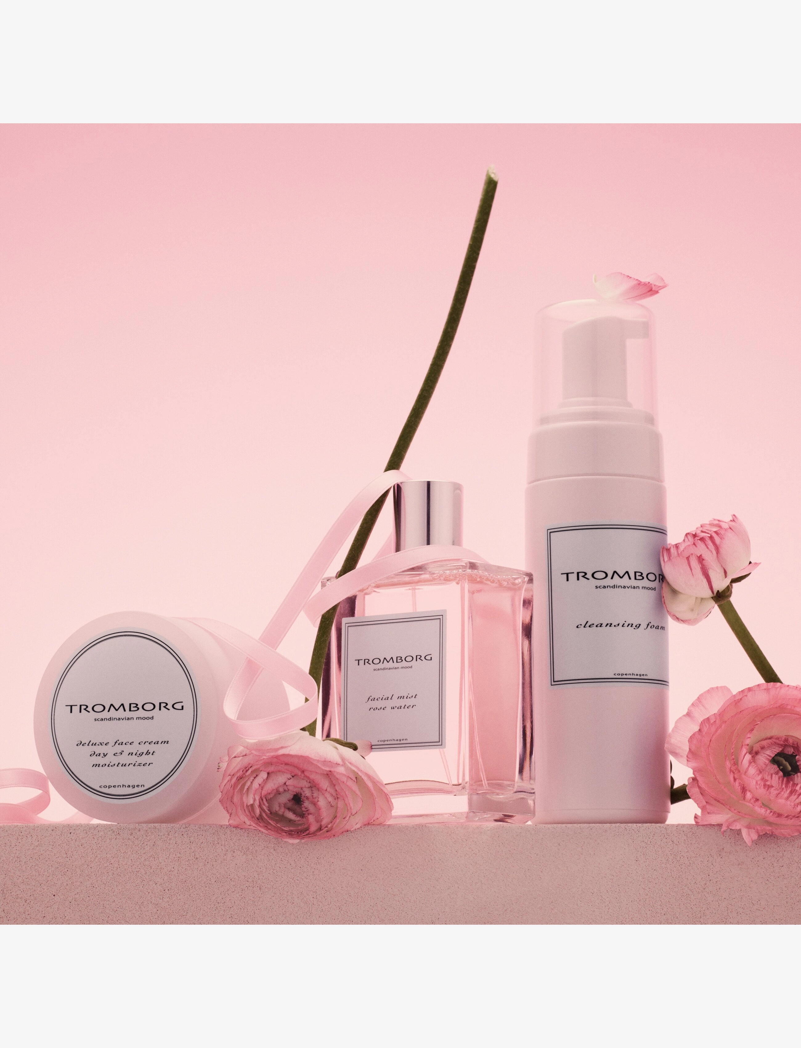 Tromborg Facial Mist Rose Water rengöring & peeling dam – bild 4