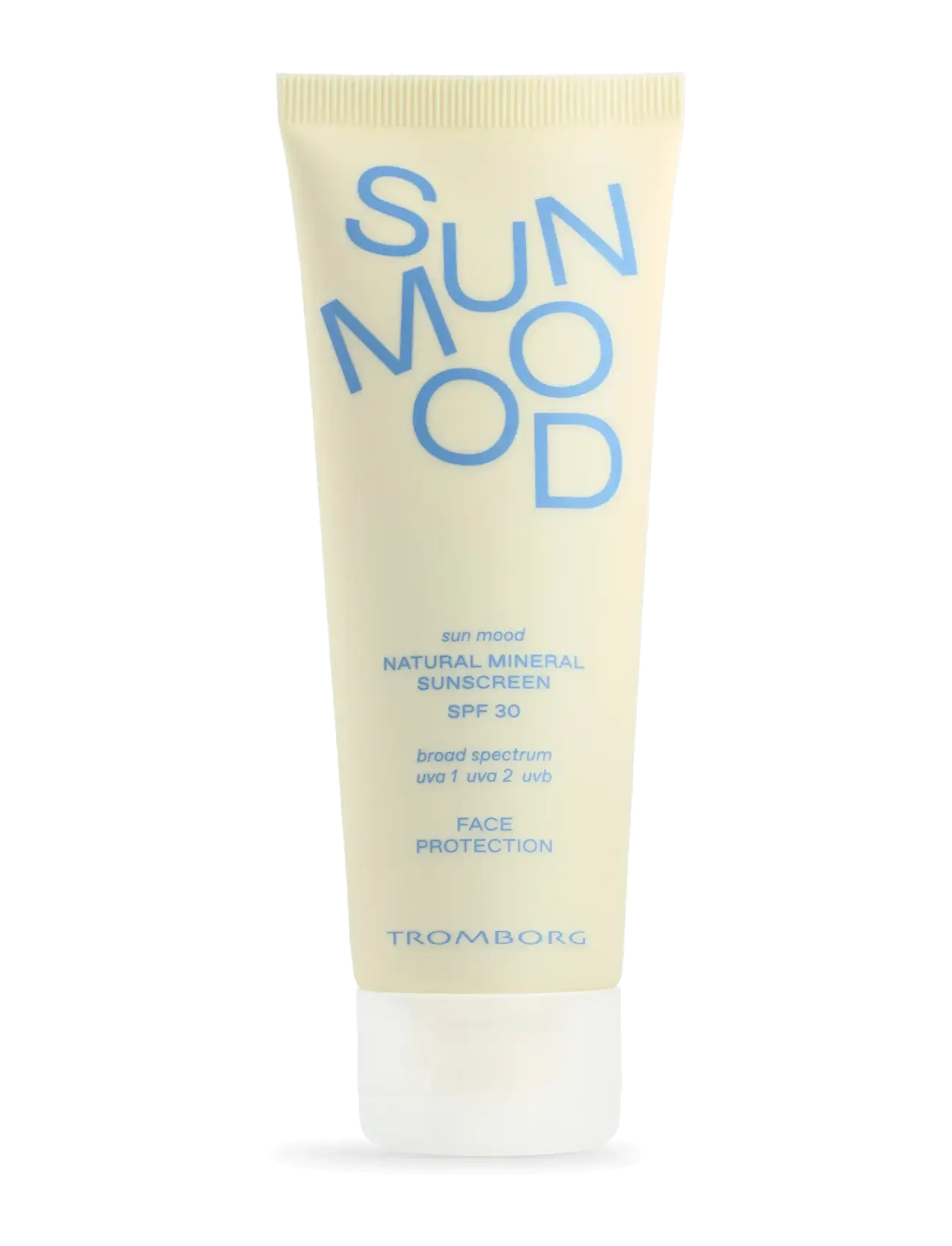 Tromborg Sun Mood Natural Mineral Sunscreen Face Spf 30, 75 ml, Nude, Solpleje > Ansigt, Dame